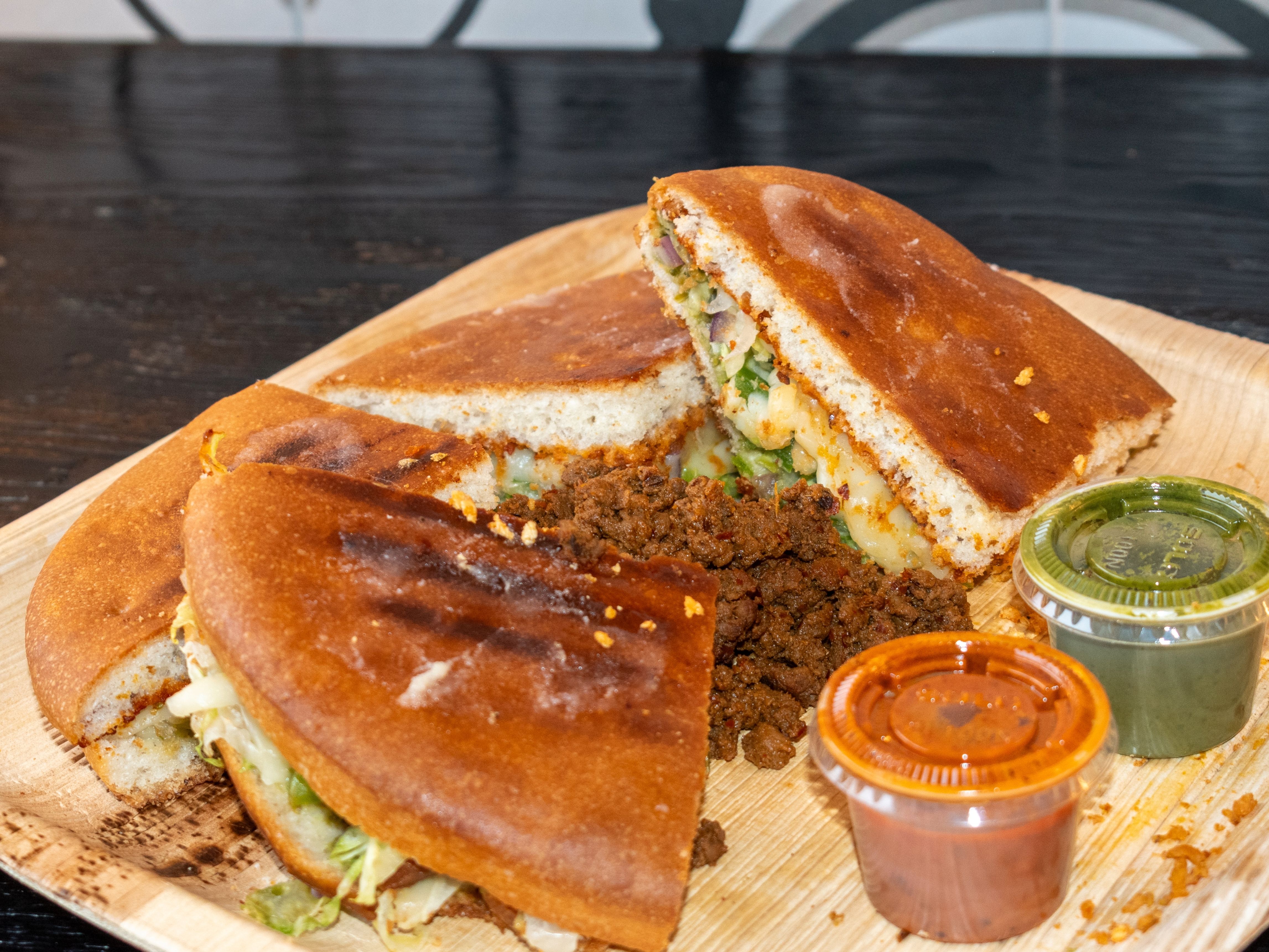 Kheema Panini (Lamb).