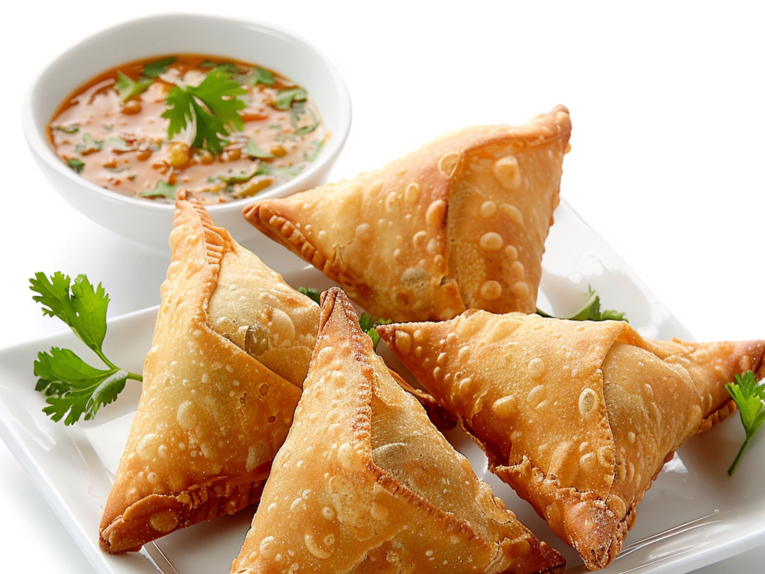 Samosas.