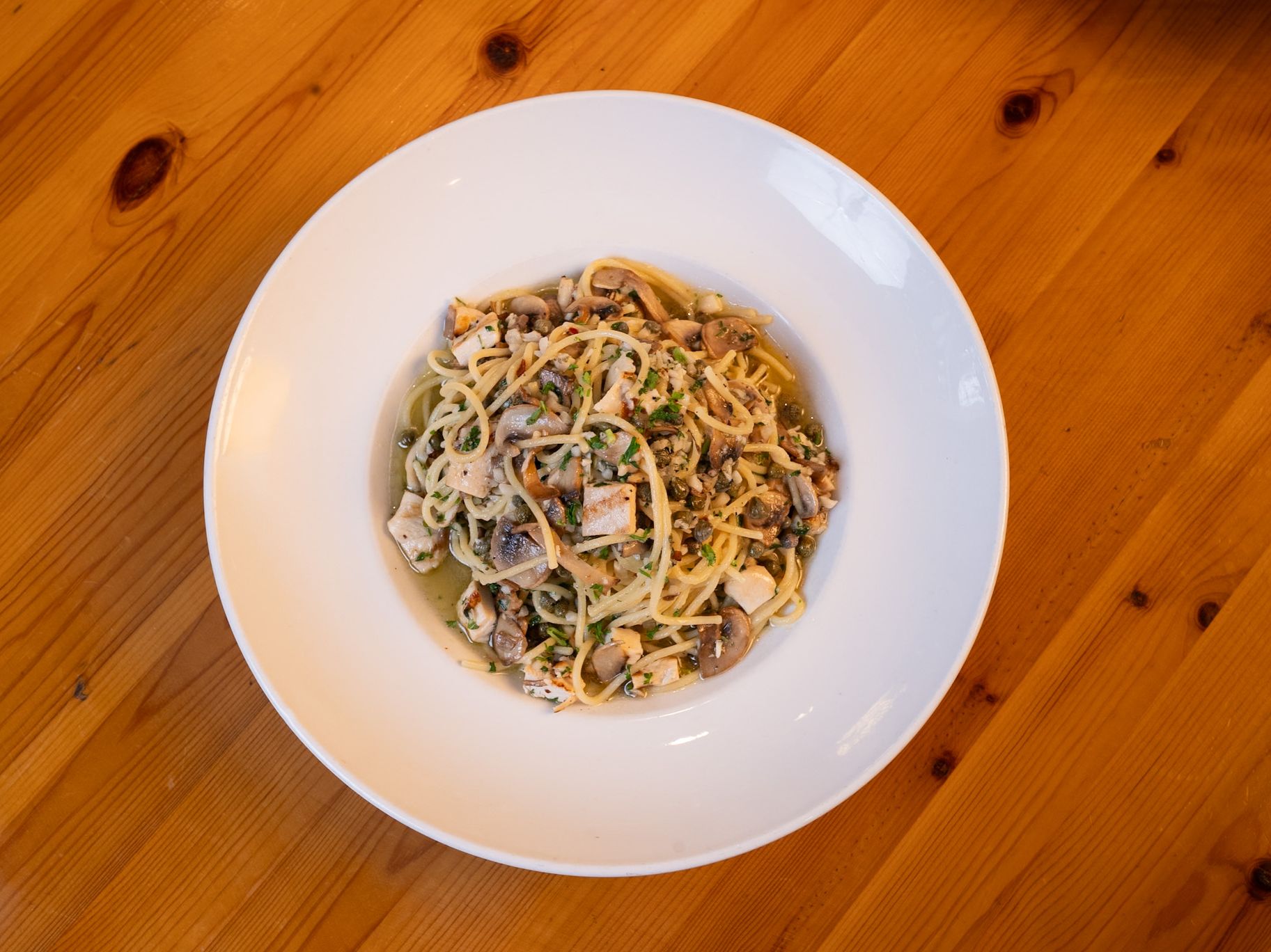 Spaghetti Aglio e Olio Special.