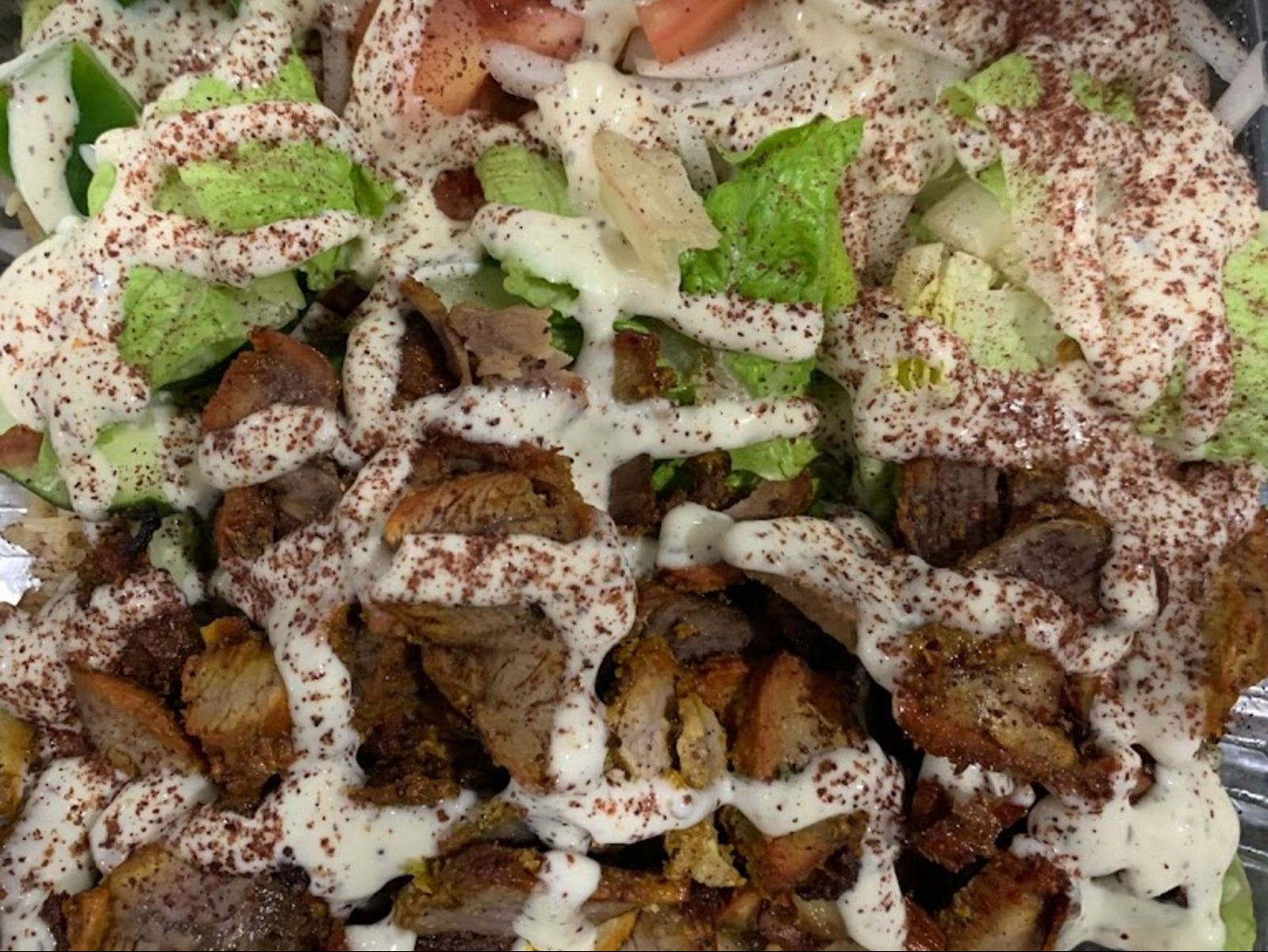 Lamb Tikka Over Rice.