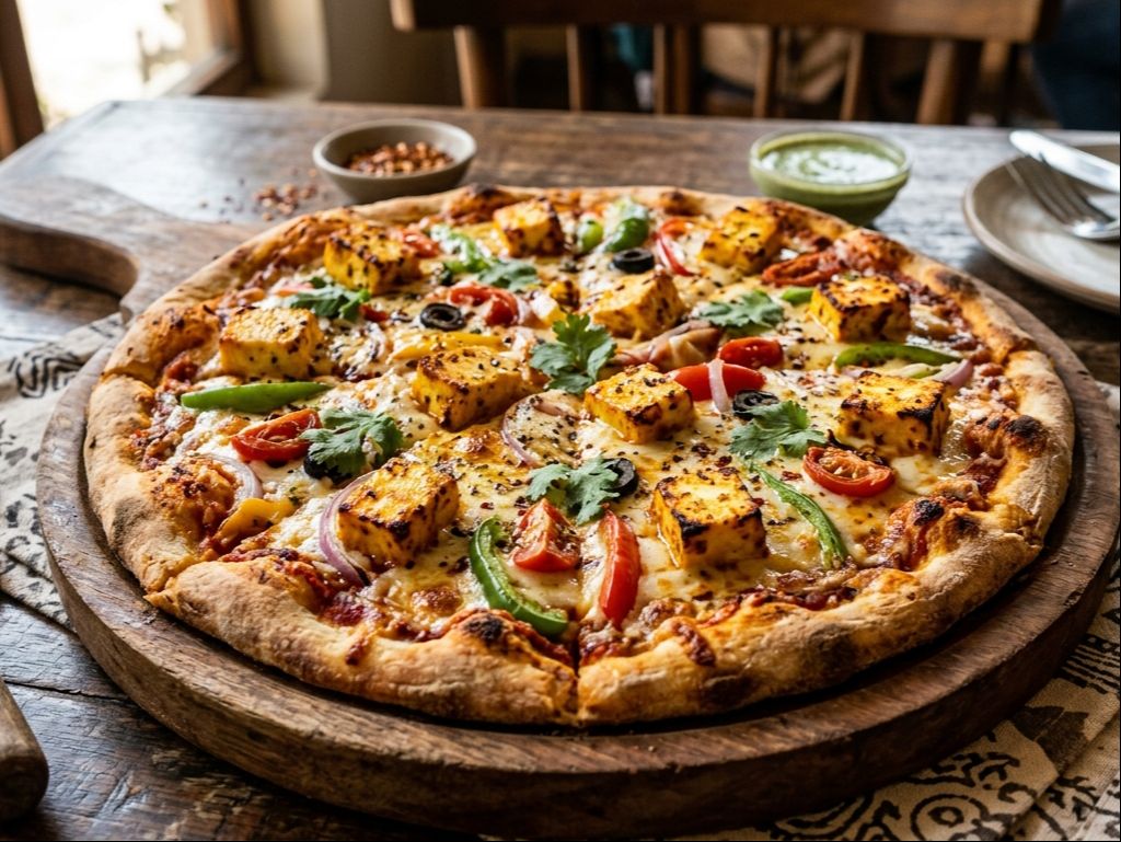 Paneer Pizza.
