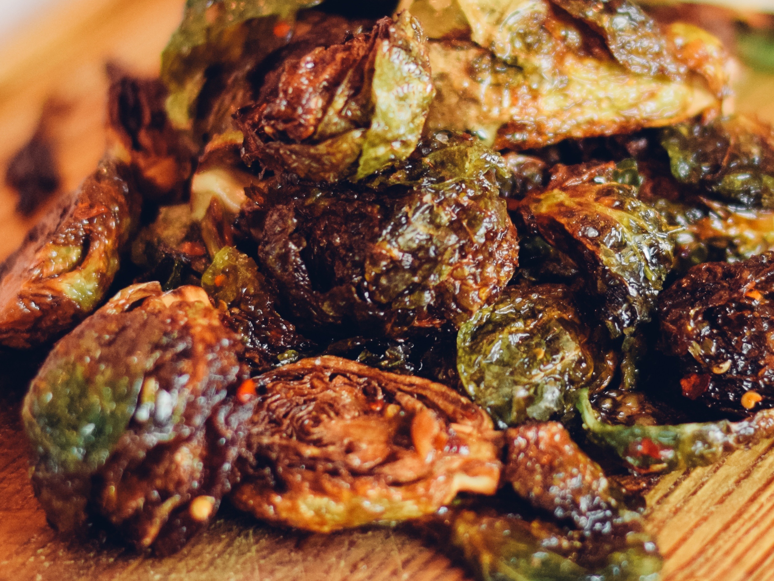 Brussels Sprouts (L).