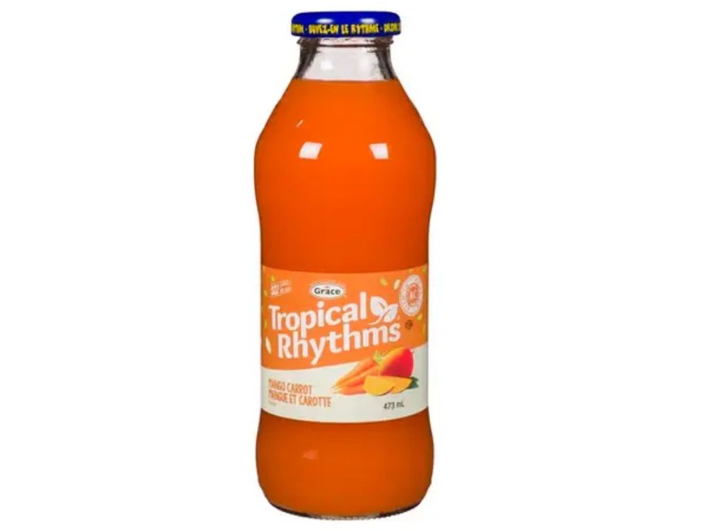 Tropical Rhythm Mango Carrot 16 oz bot.