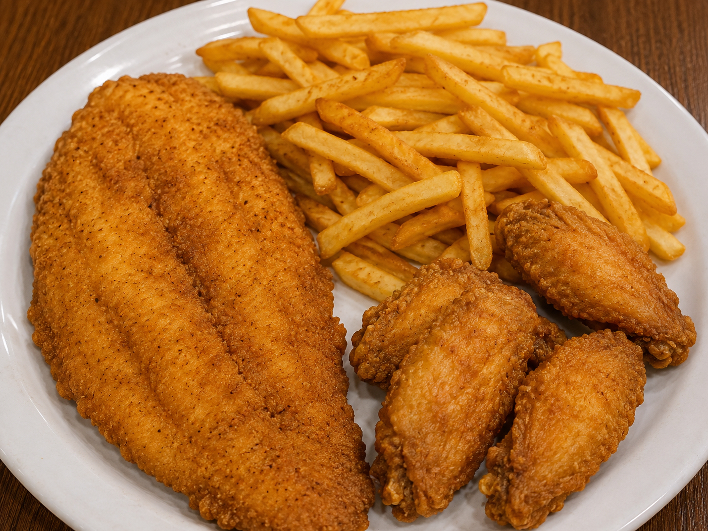 1 Catfish 4 Wings