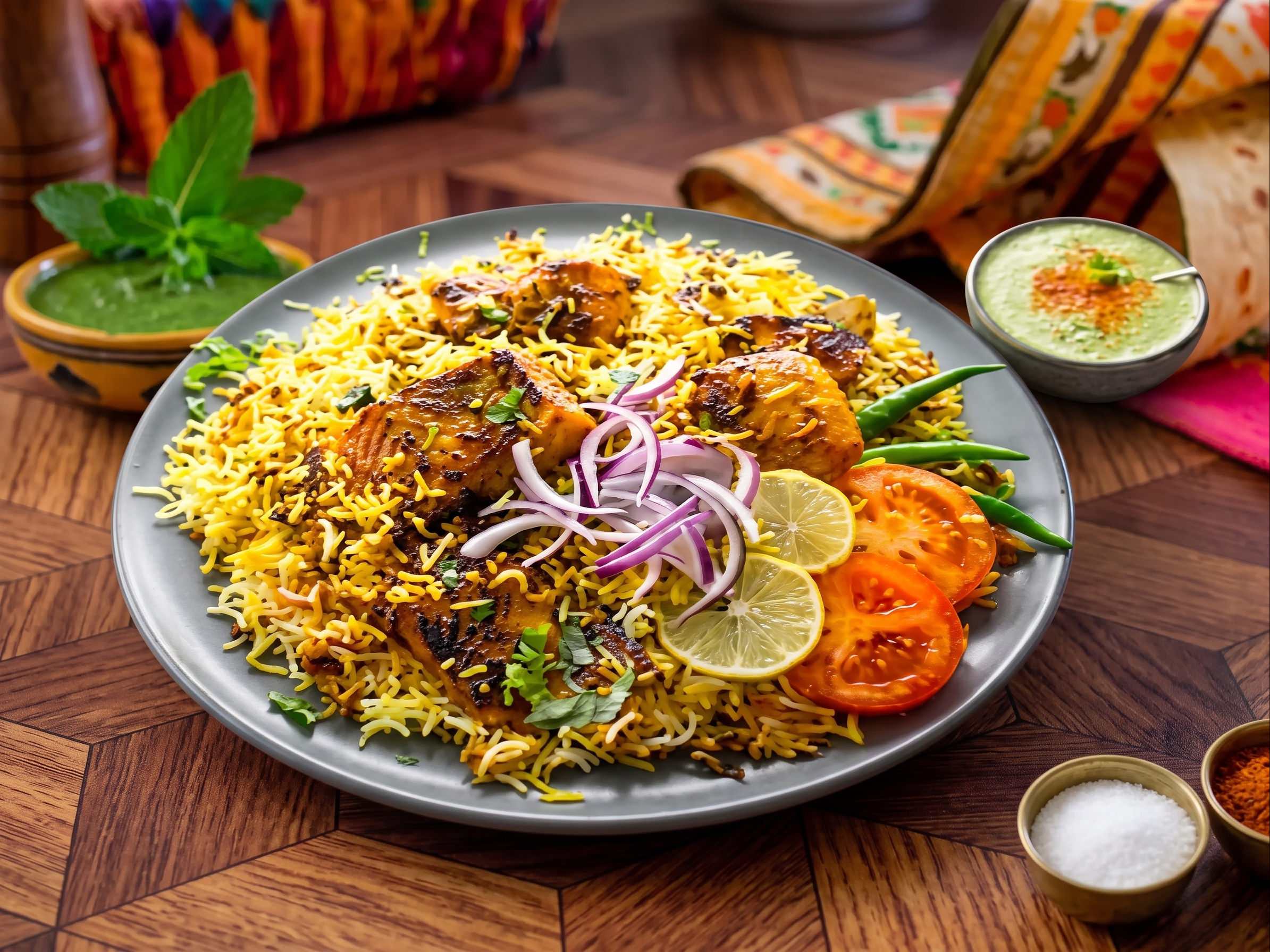 Fish Biryani.