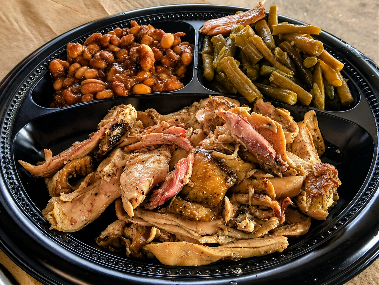 Pulled Chicken + 2 Sides