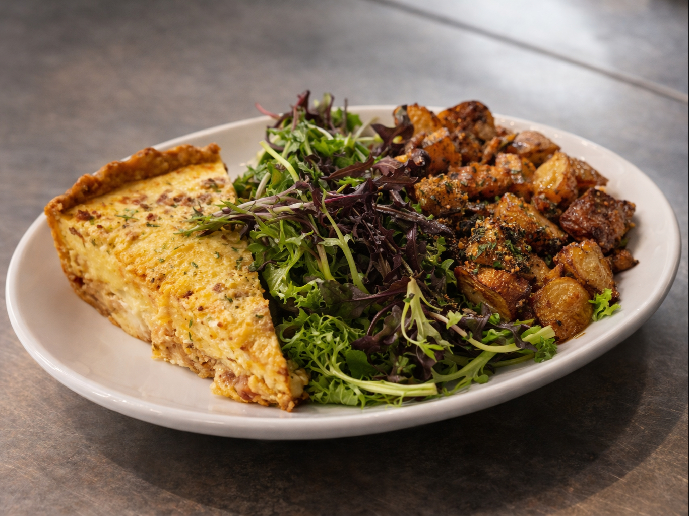 Chefs Quiche of the Day.