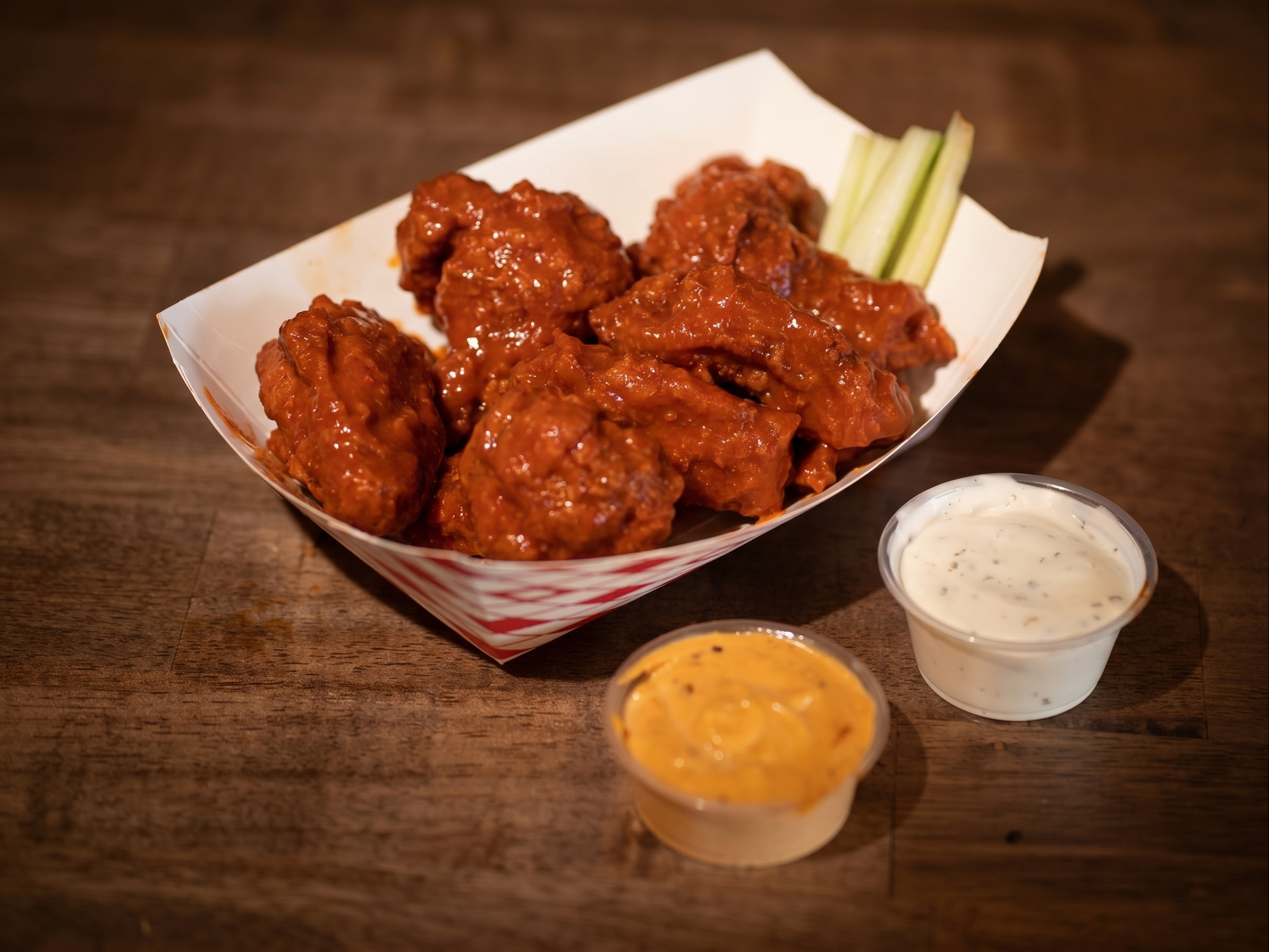 Buffalo Wings (6 Pieces).