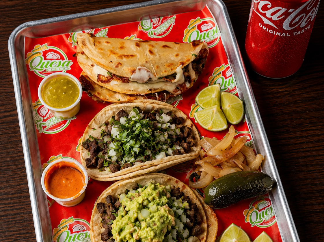 Combo #3 (Three Taco Combo with a Drink).