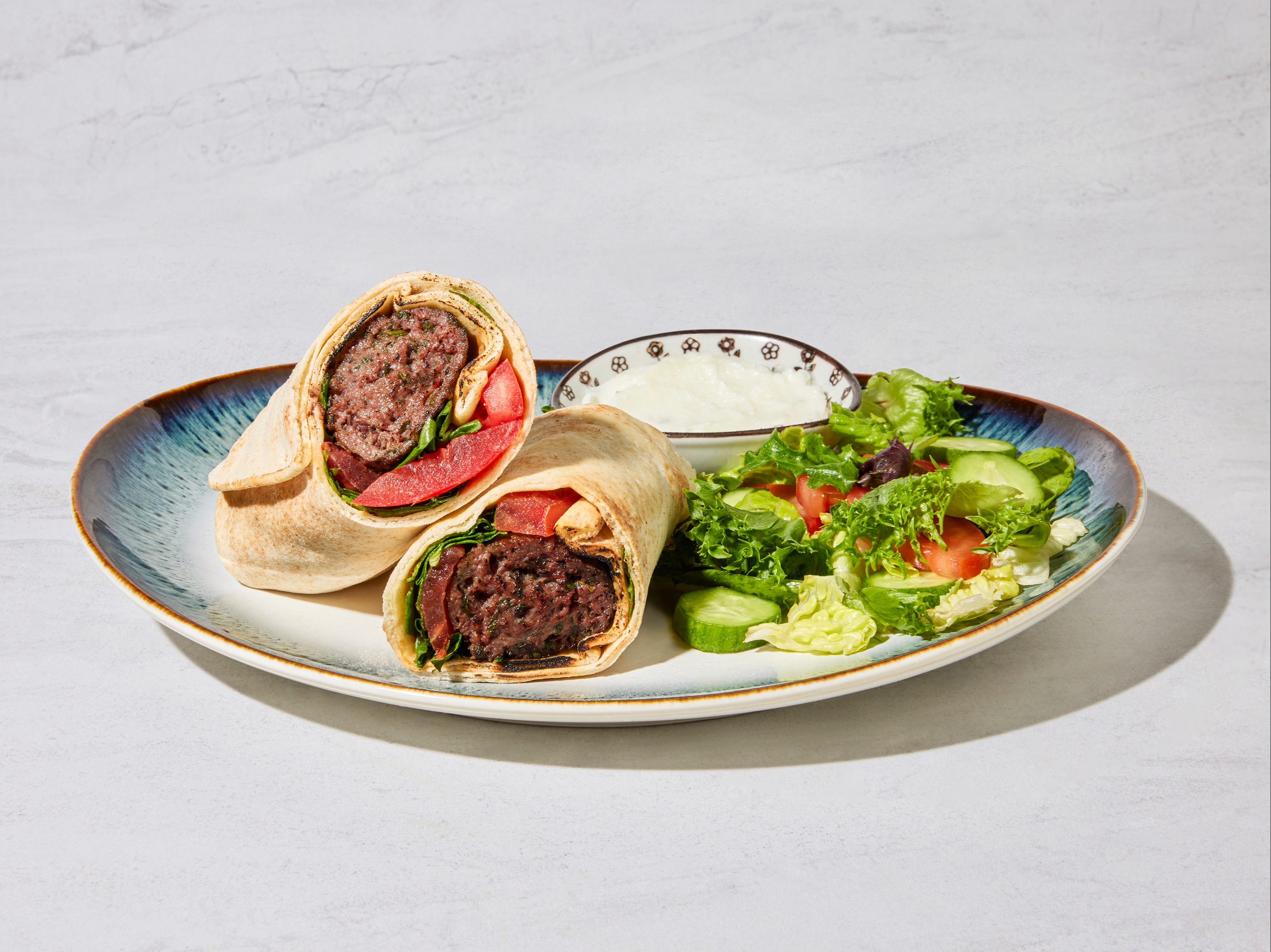 16.Kofta Kabob Wrap