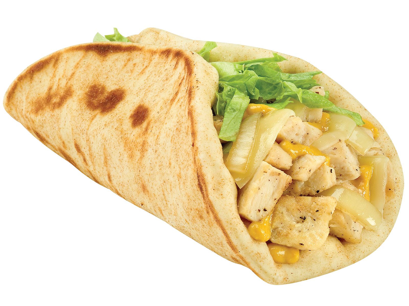 Cheesy Chicken Pita.