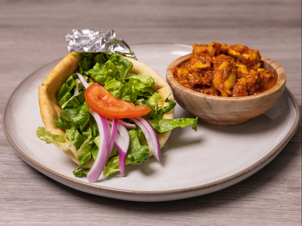 Karahi Chicken Wrap.