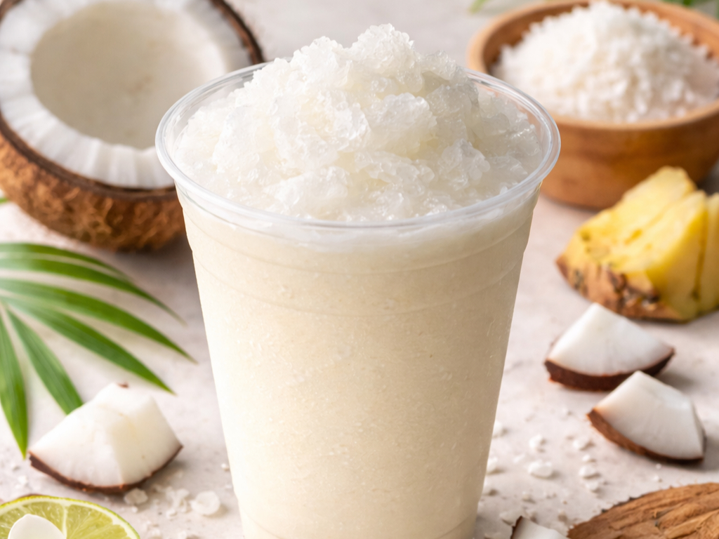 Slushy Coconut.