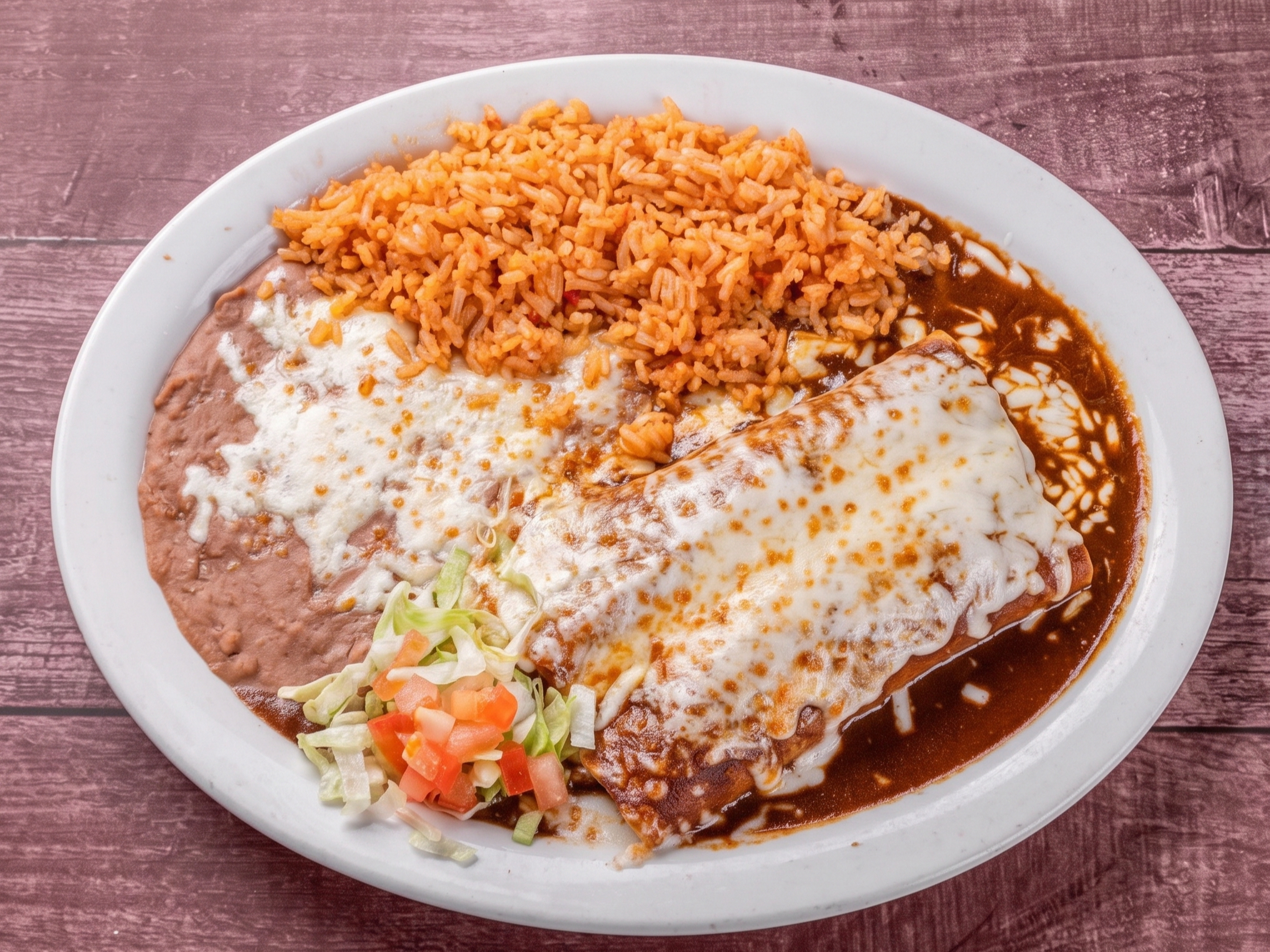 Mole Enchiladas Dinner