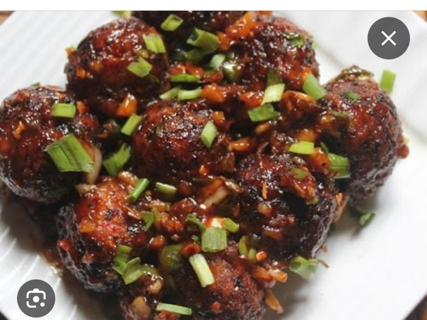 Veg Manchurian (Gravy).