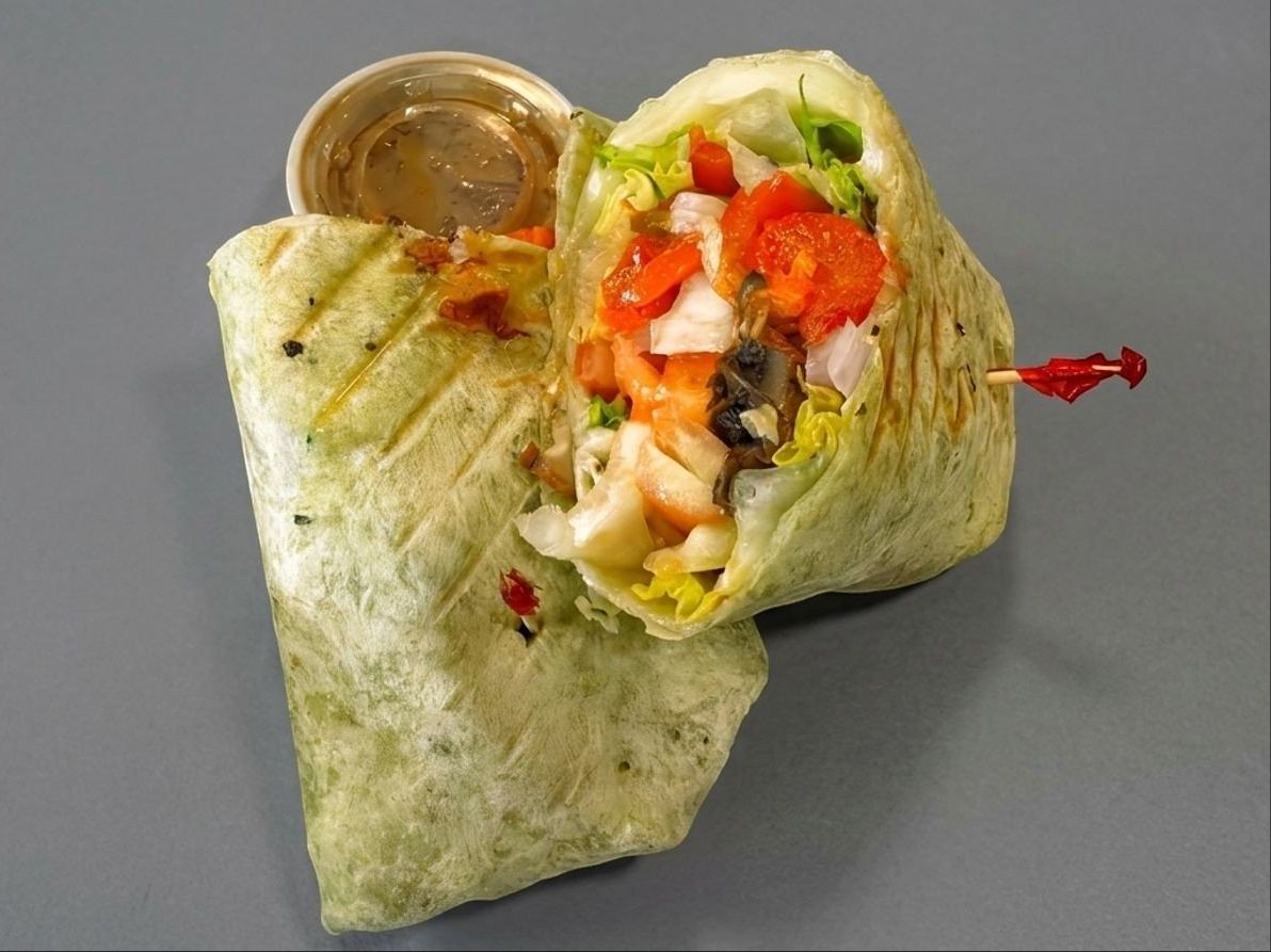 Balsamic Roasted Veggie Wrap