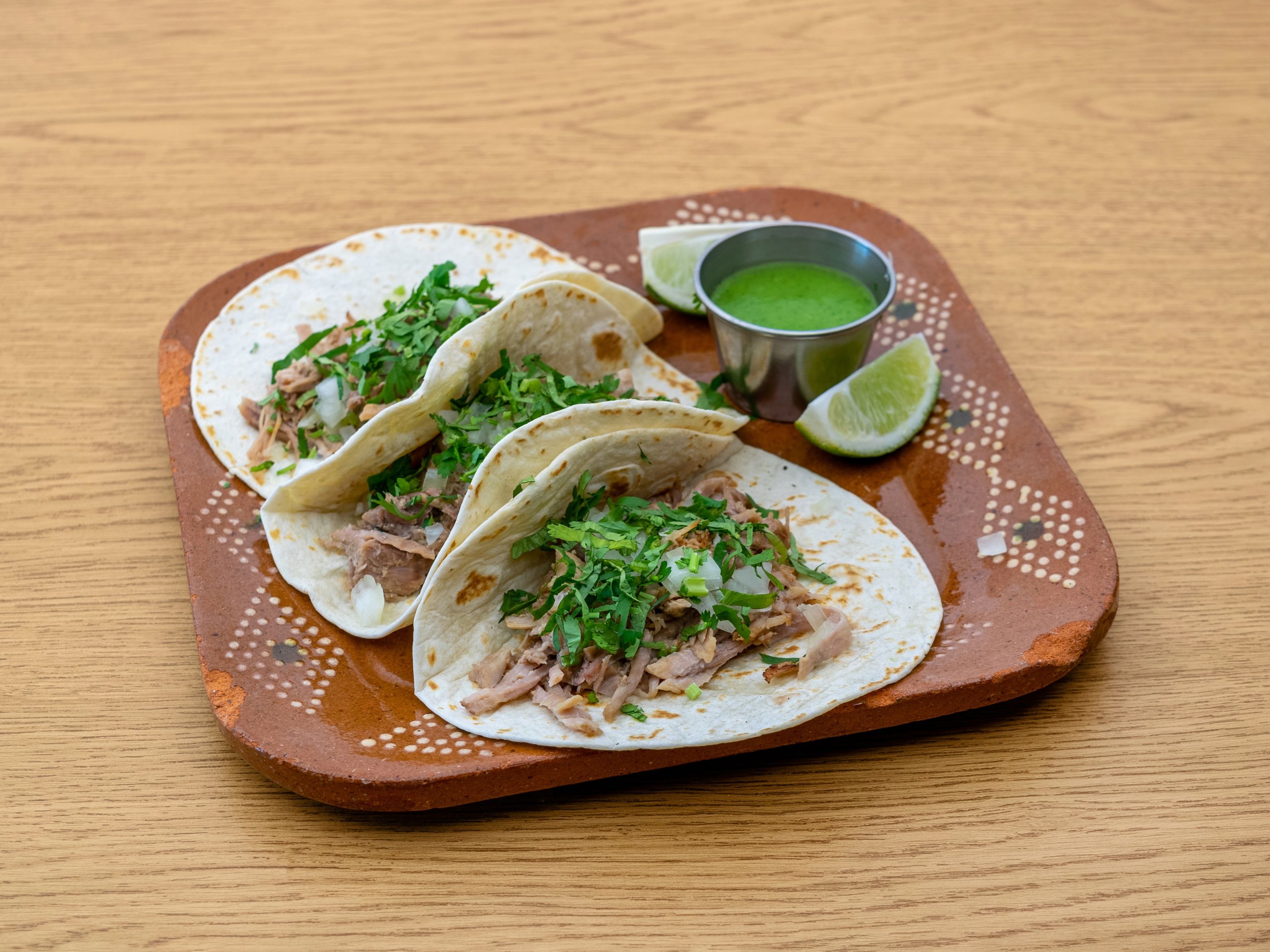 Chicken BBQ Tajin Tacos.