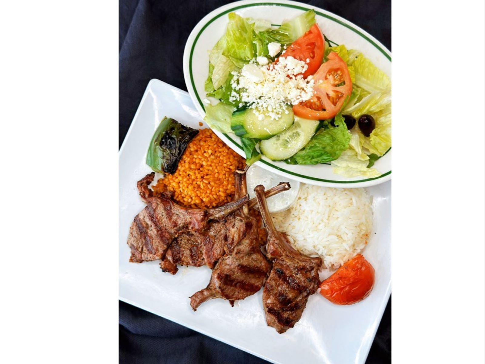 Lamb Chops Dinner 4 pc.