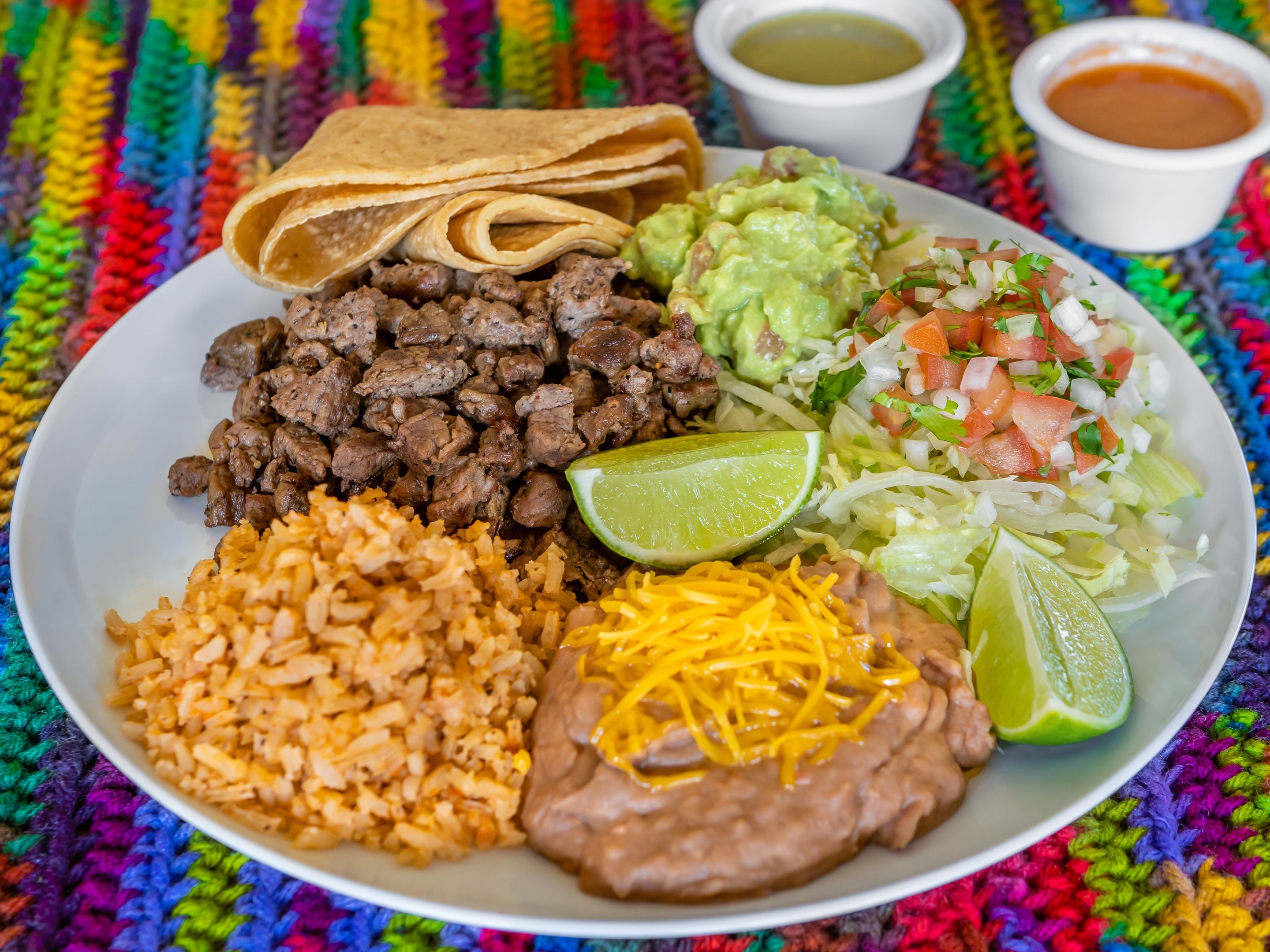 Carne Asada Plate.