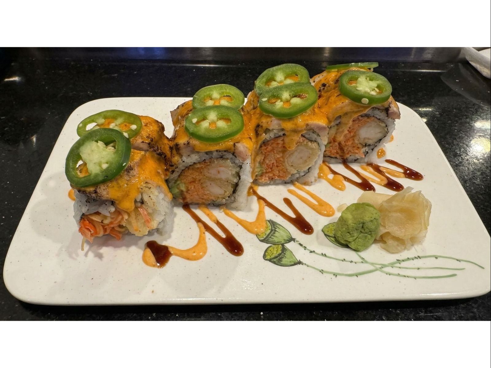 Angry Dragon Roll*.