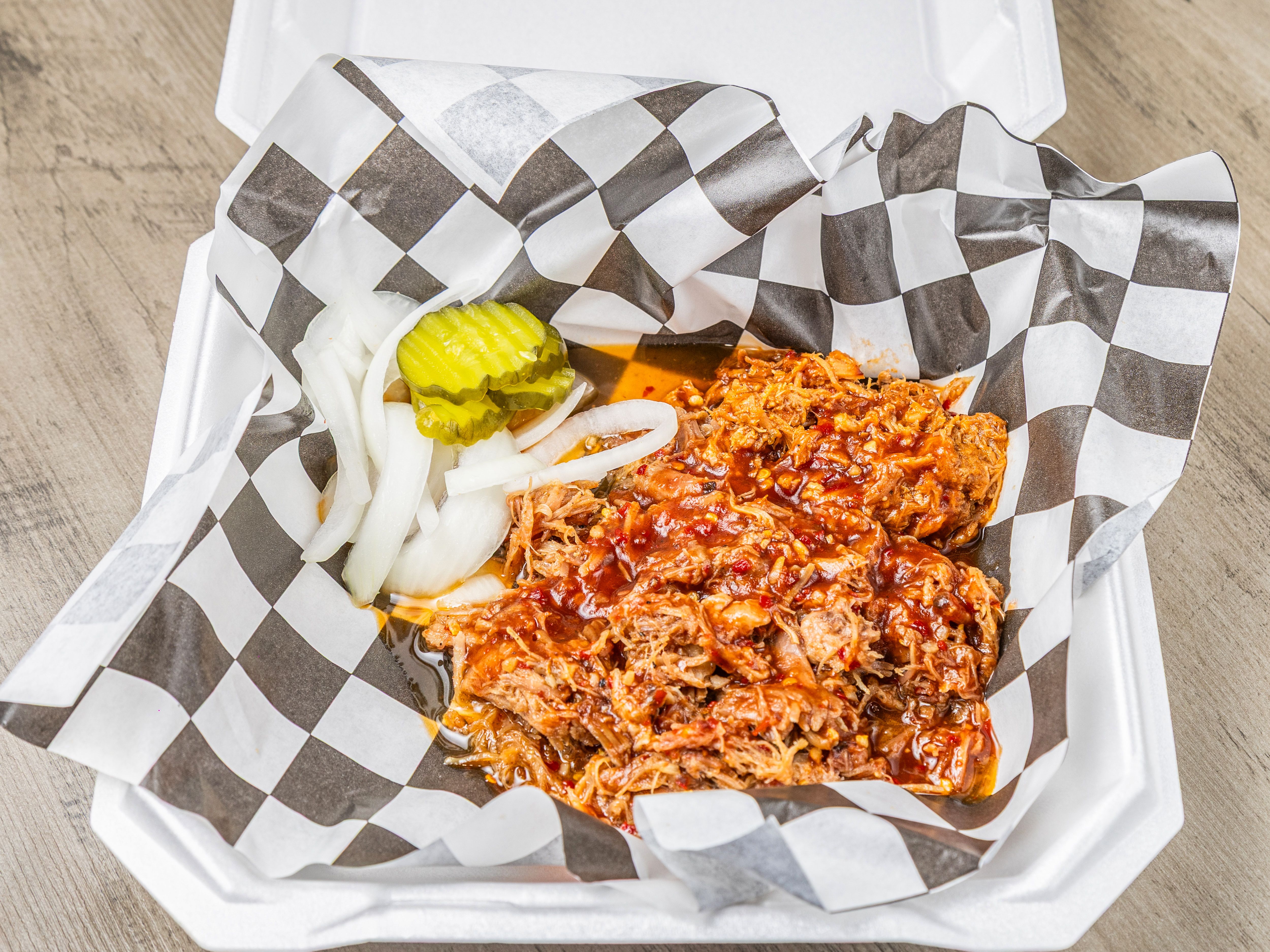 Pulled Pork Plate.