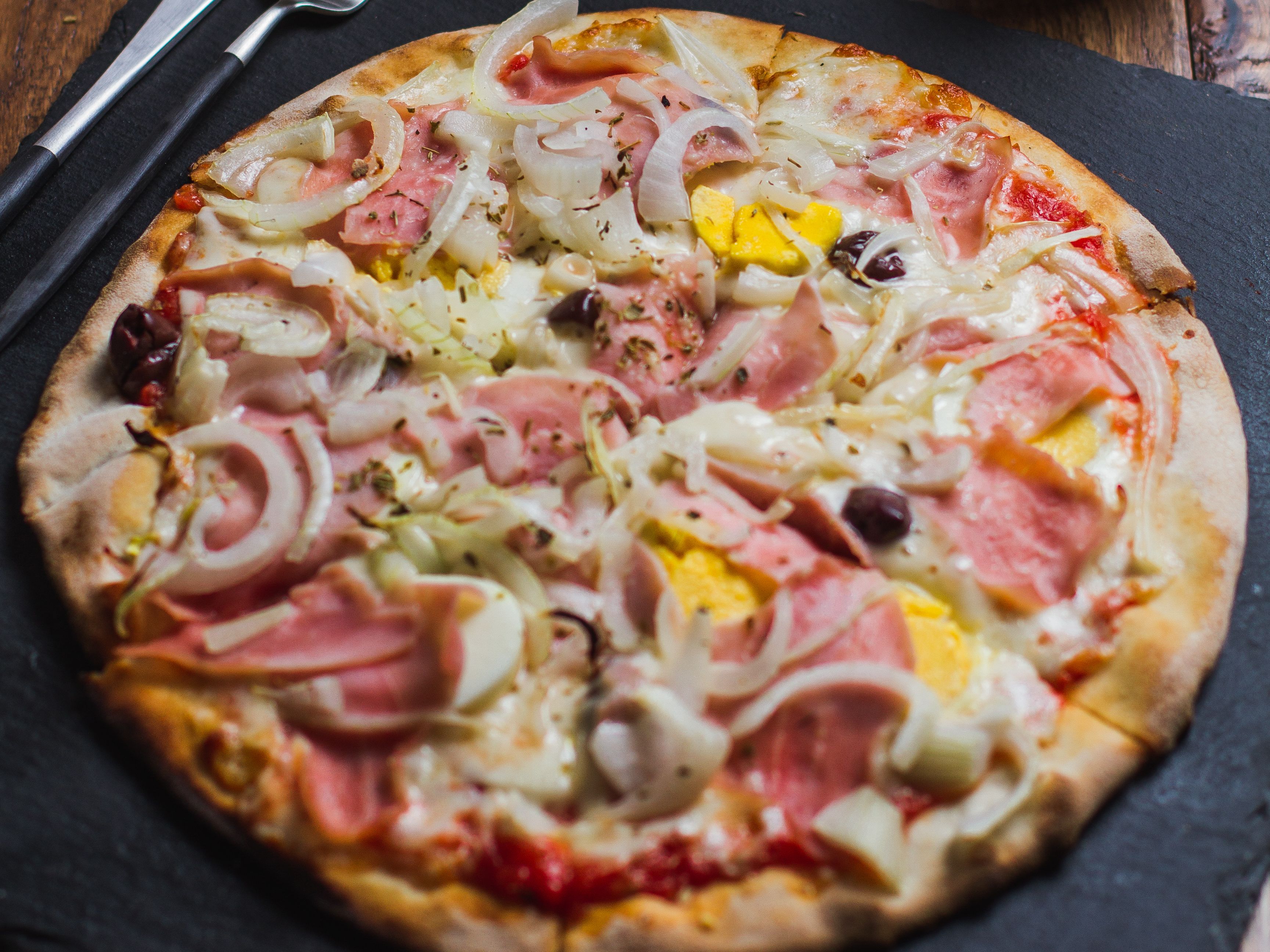 Portuguesa Pizza 12 Inch.
