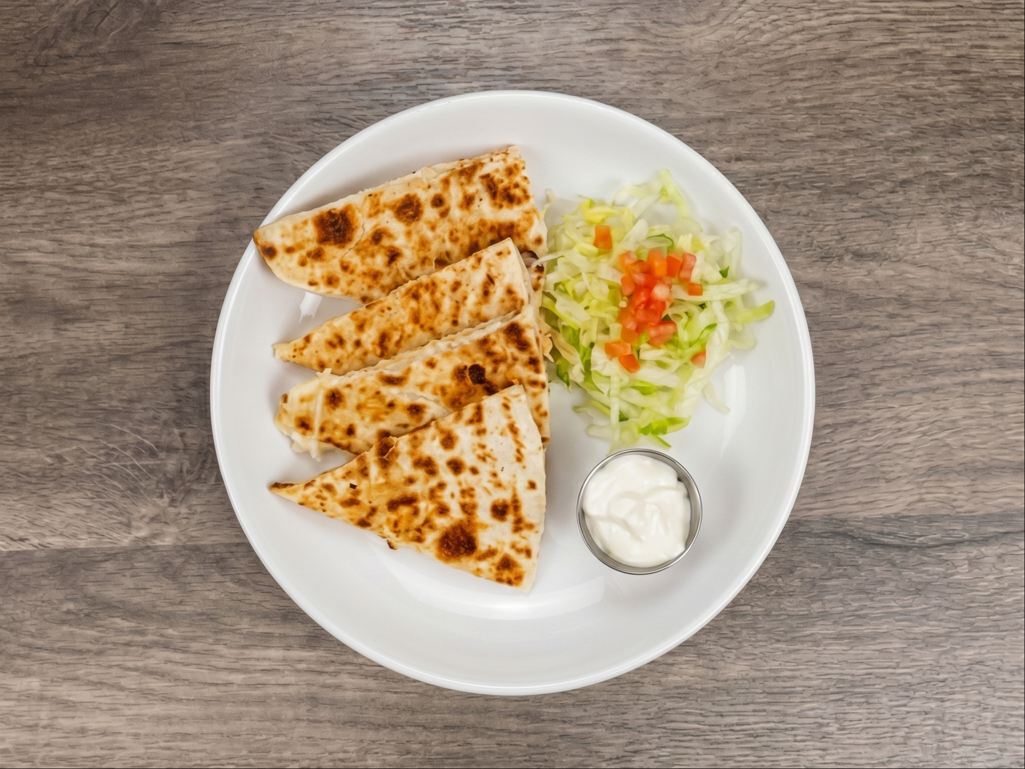 Cheese Quesadilla.