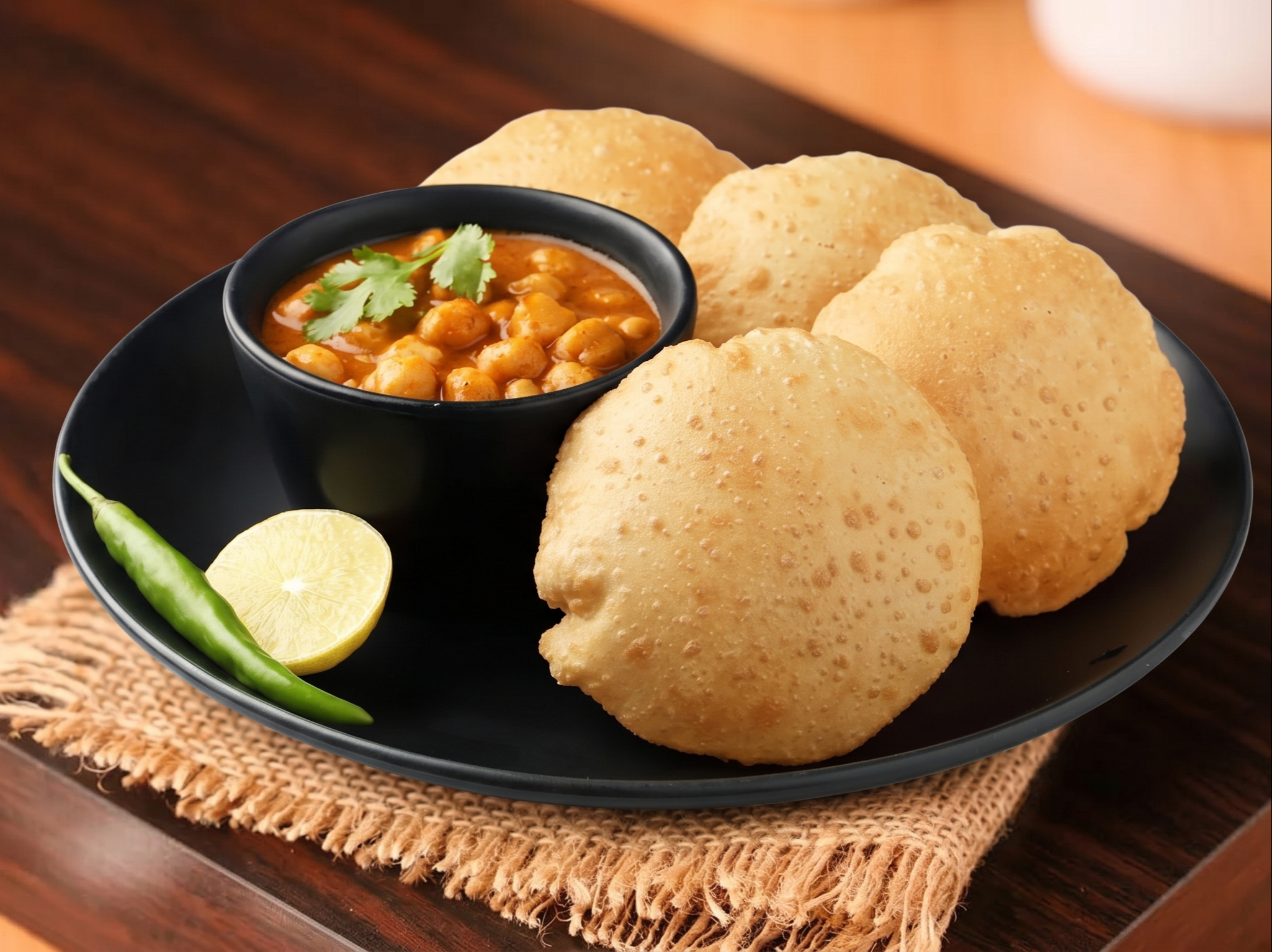 Chole Poori.