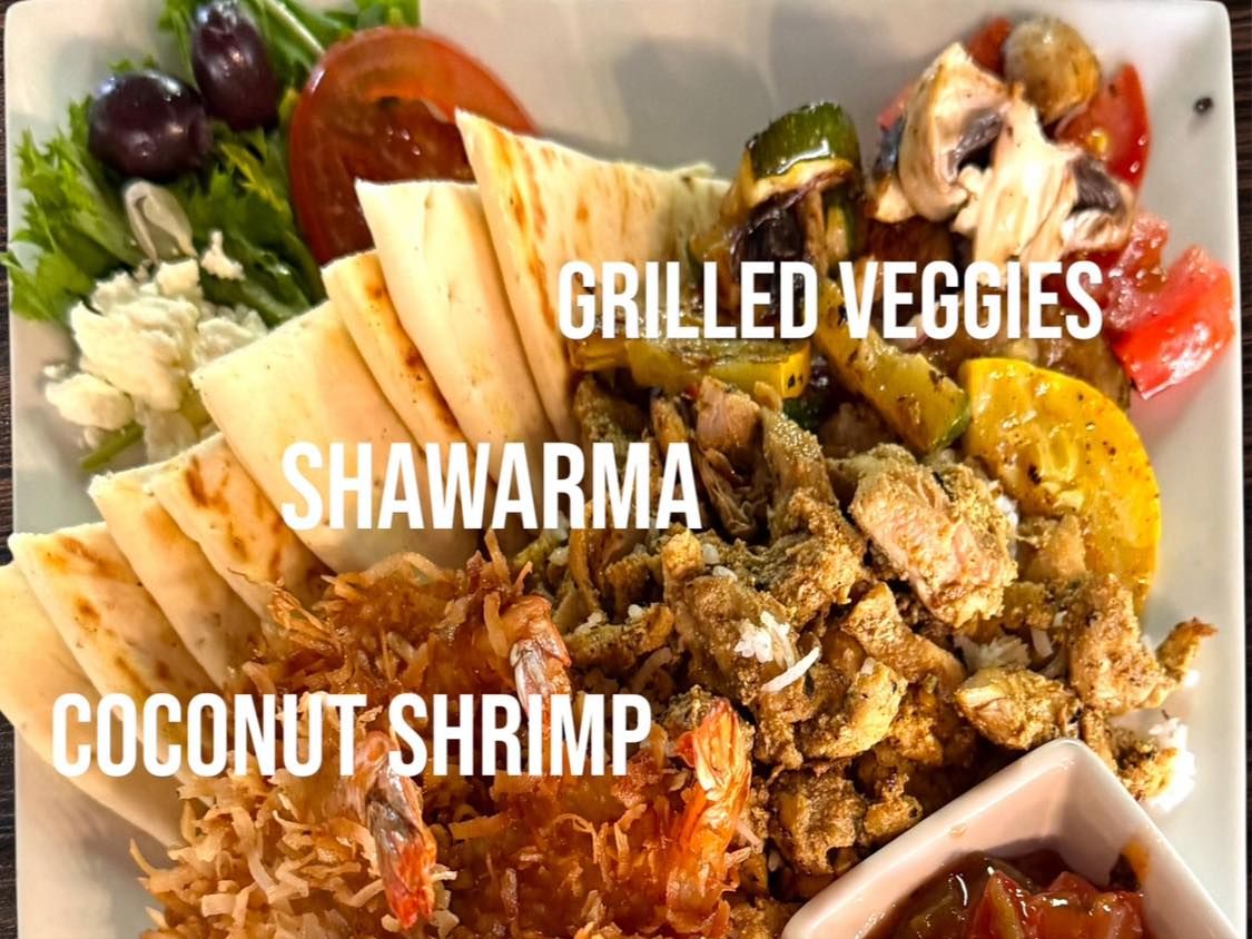 2 Proteins, 1 Rice, + 1 Side.