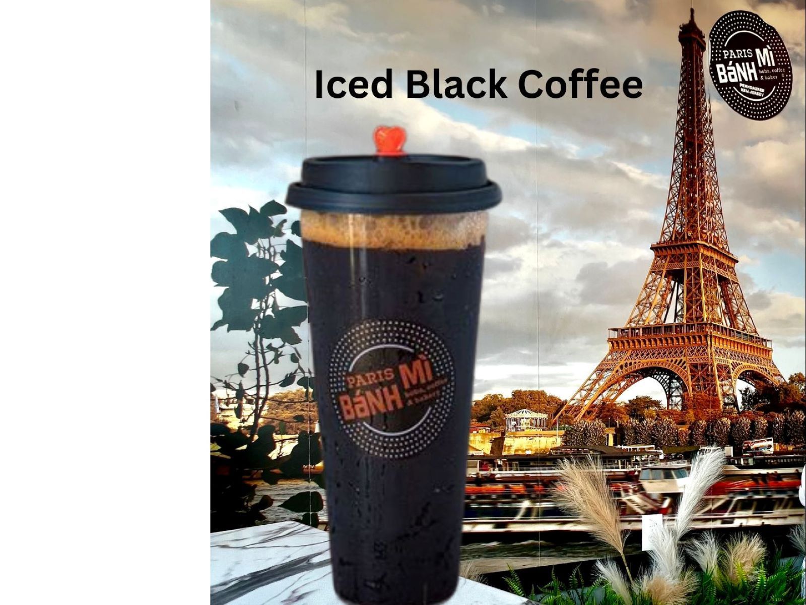 Iced Black Coffee *Contains Caffeine*.