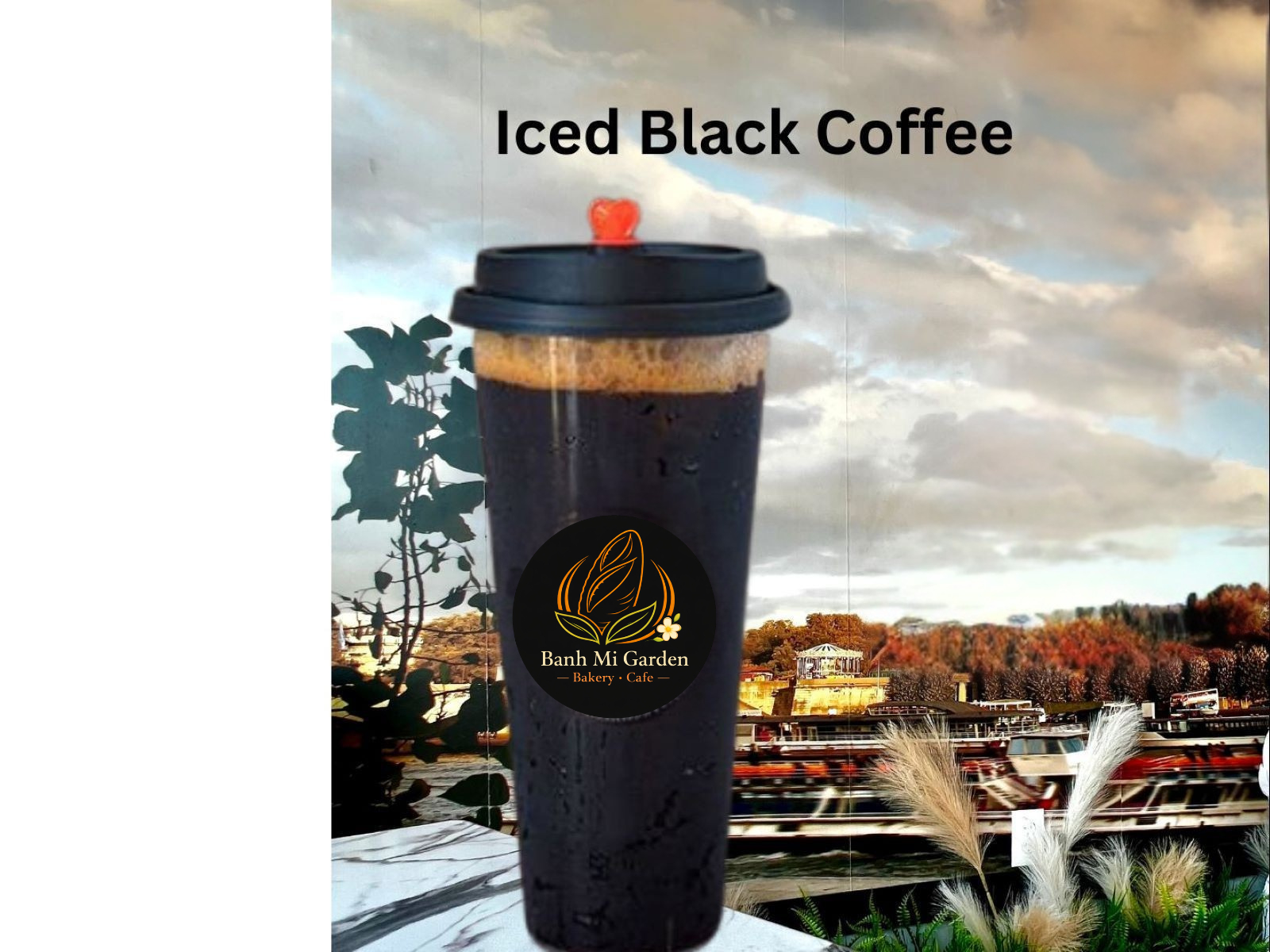 Iced Black Coffee *Contains Caffeine*.