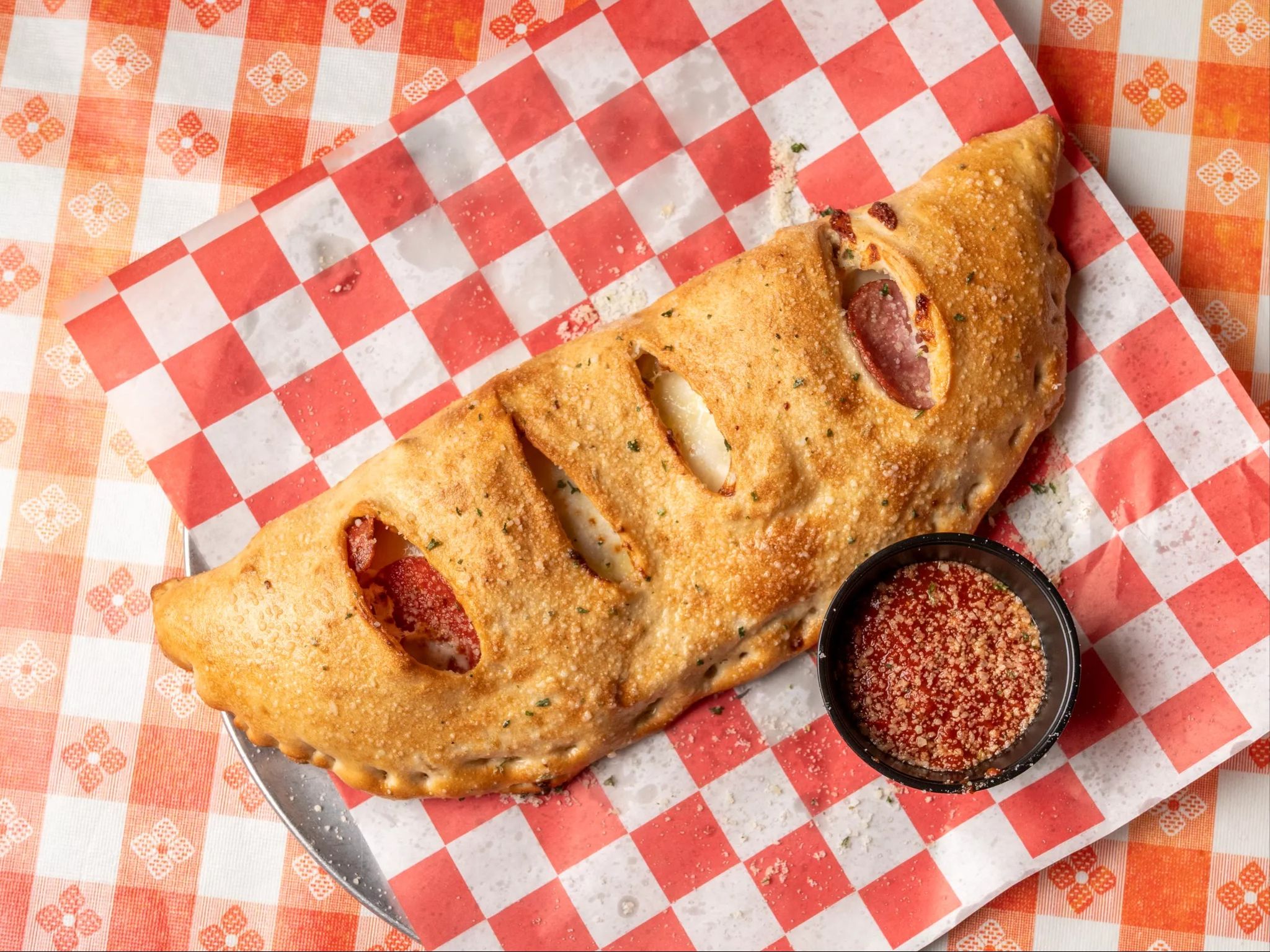Pepperoni Calzone.