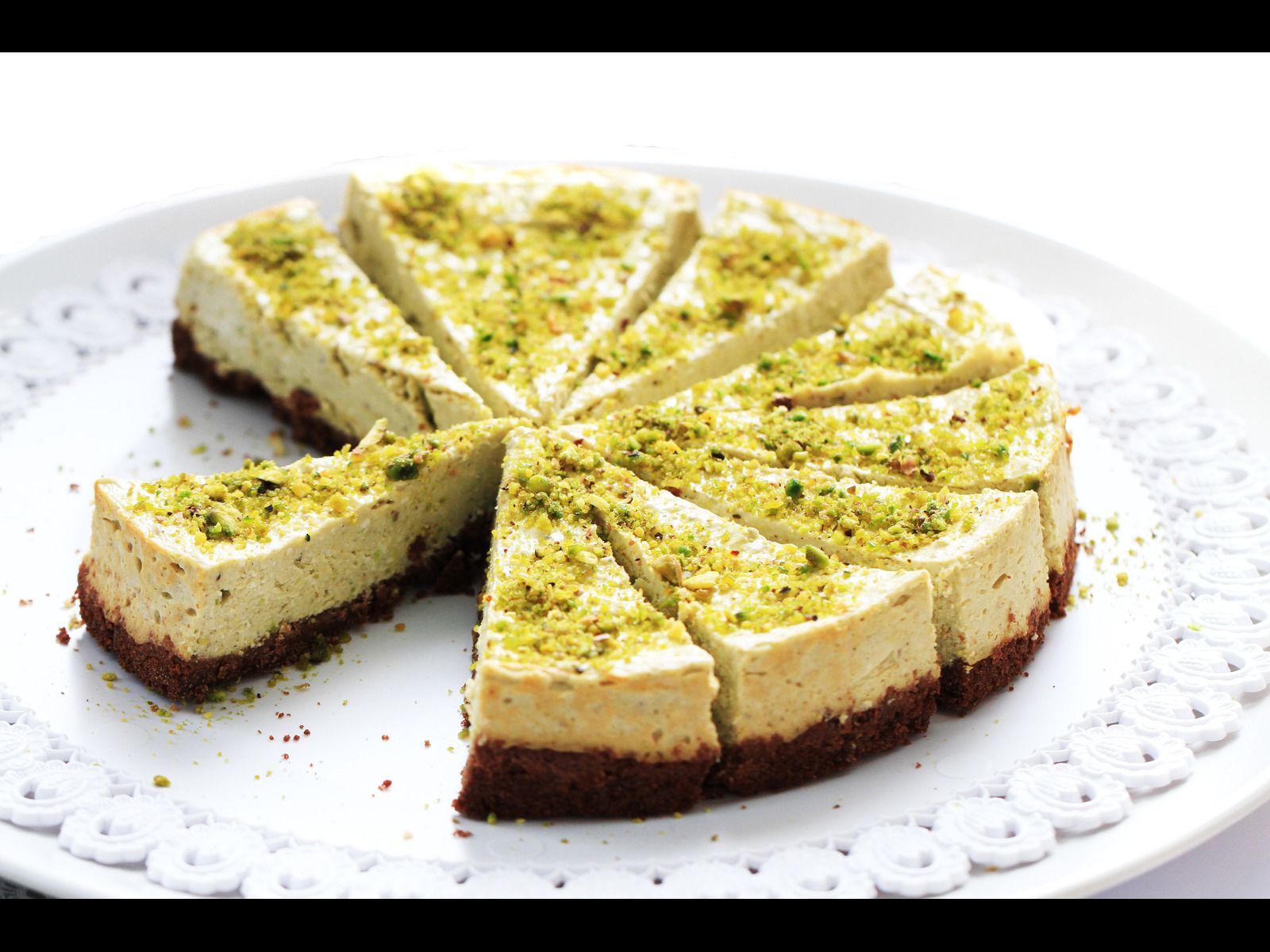 Pistachio Kataifi Cheesecake