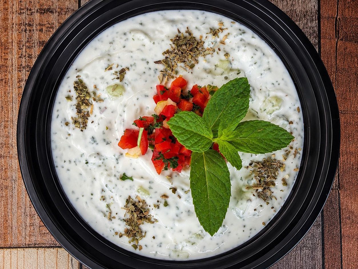 Yogurt with Cucumber.