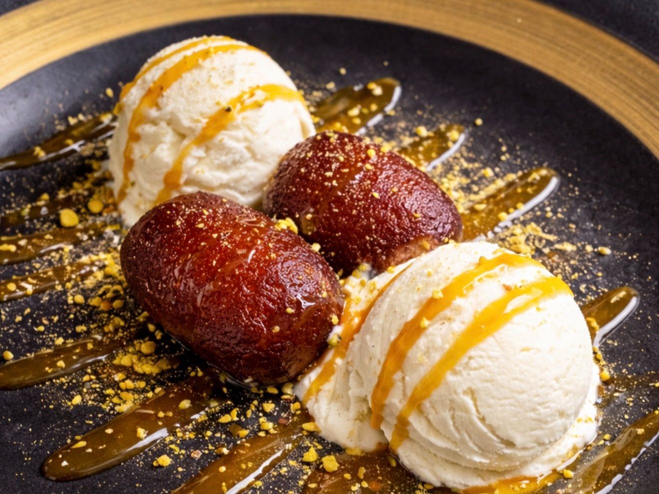 Gulab Jamun Swirl.