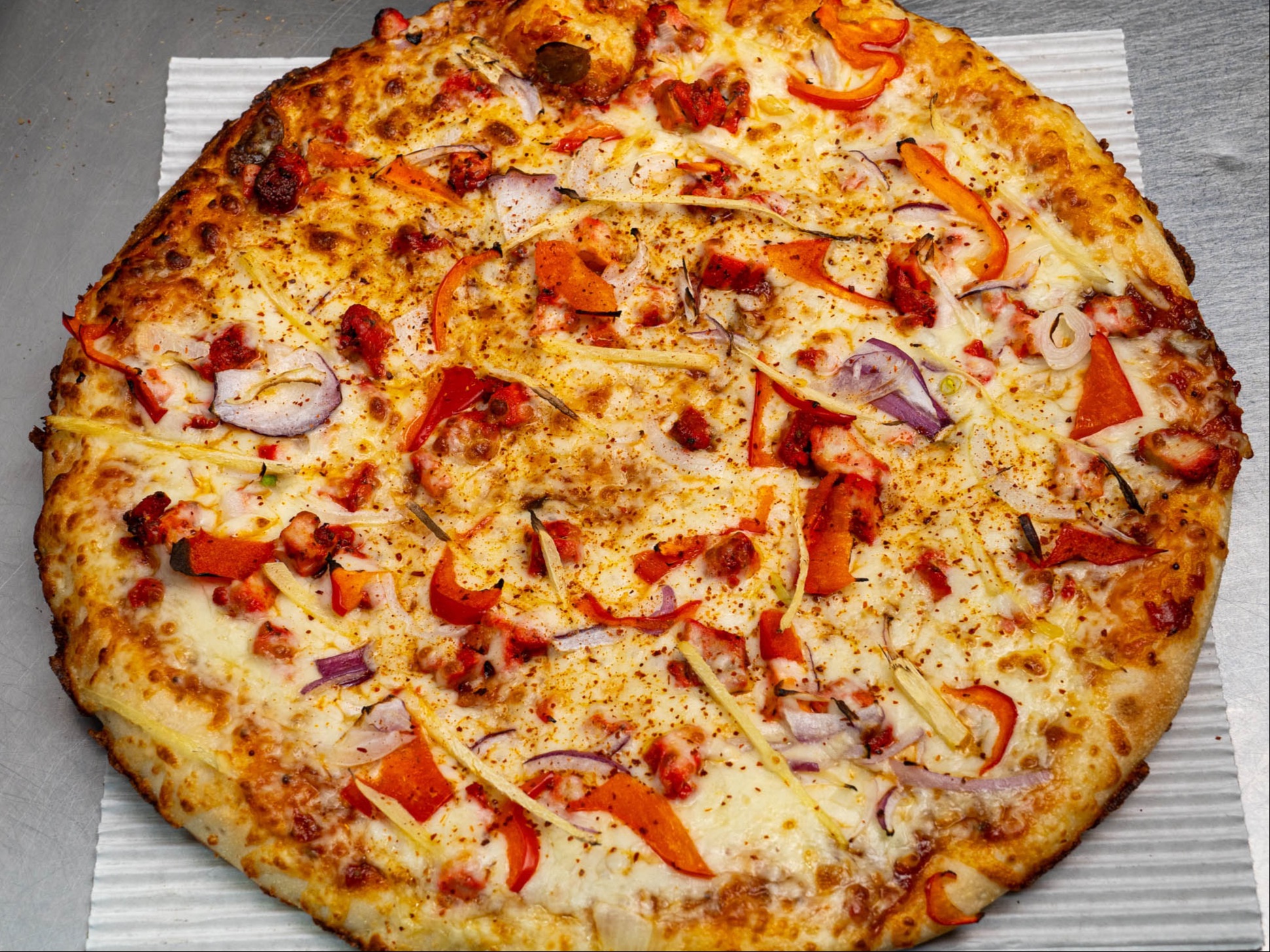 Chicken Chilli Pizza (Spicy).