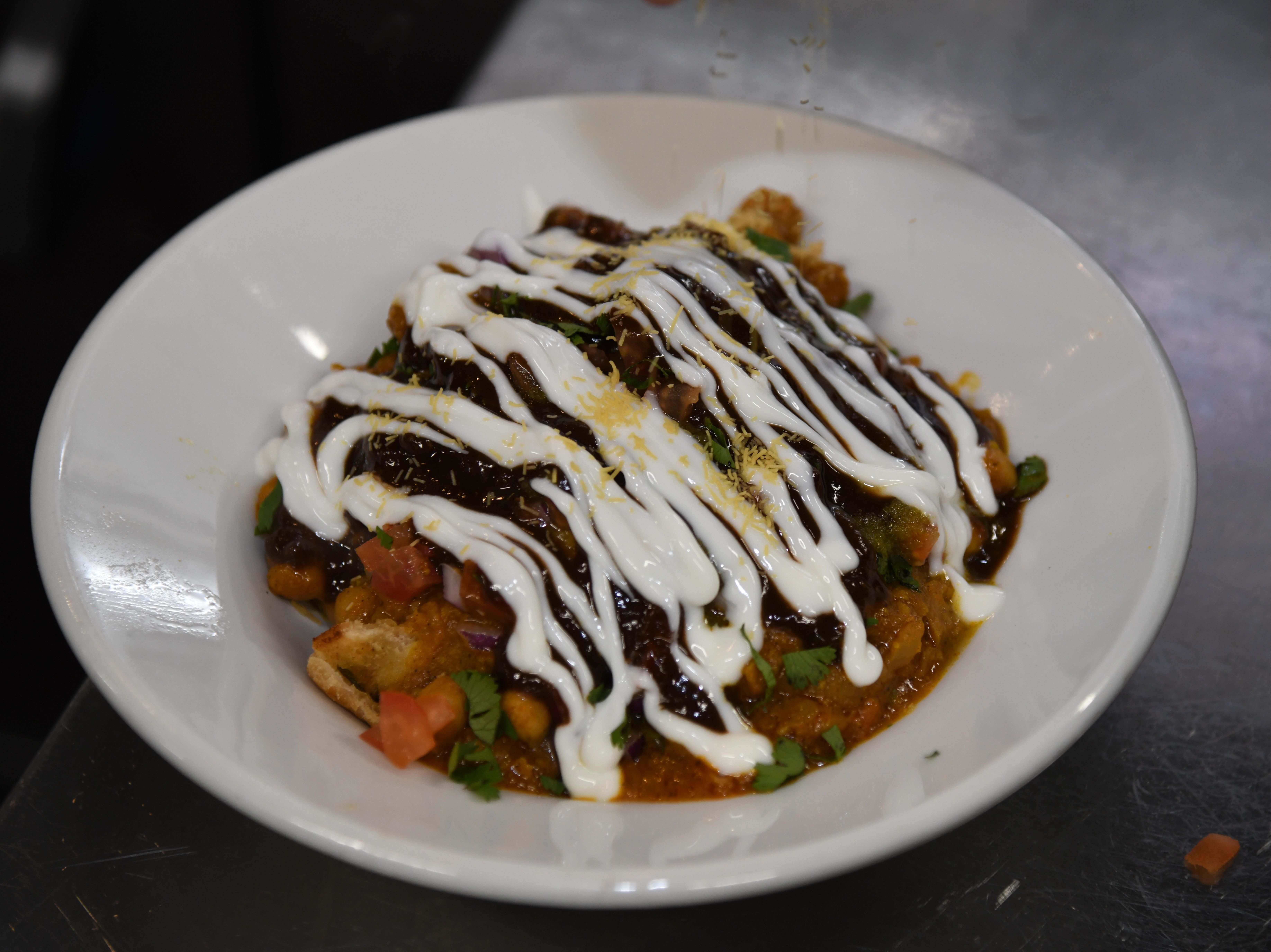 Samosa Chaat.