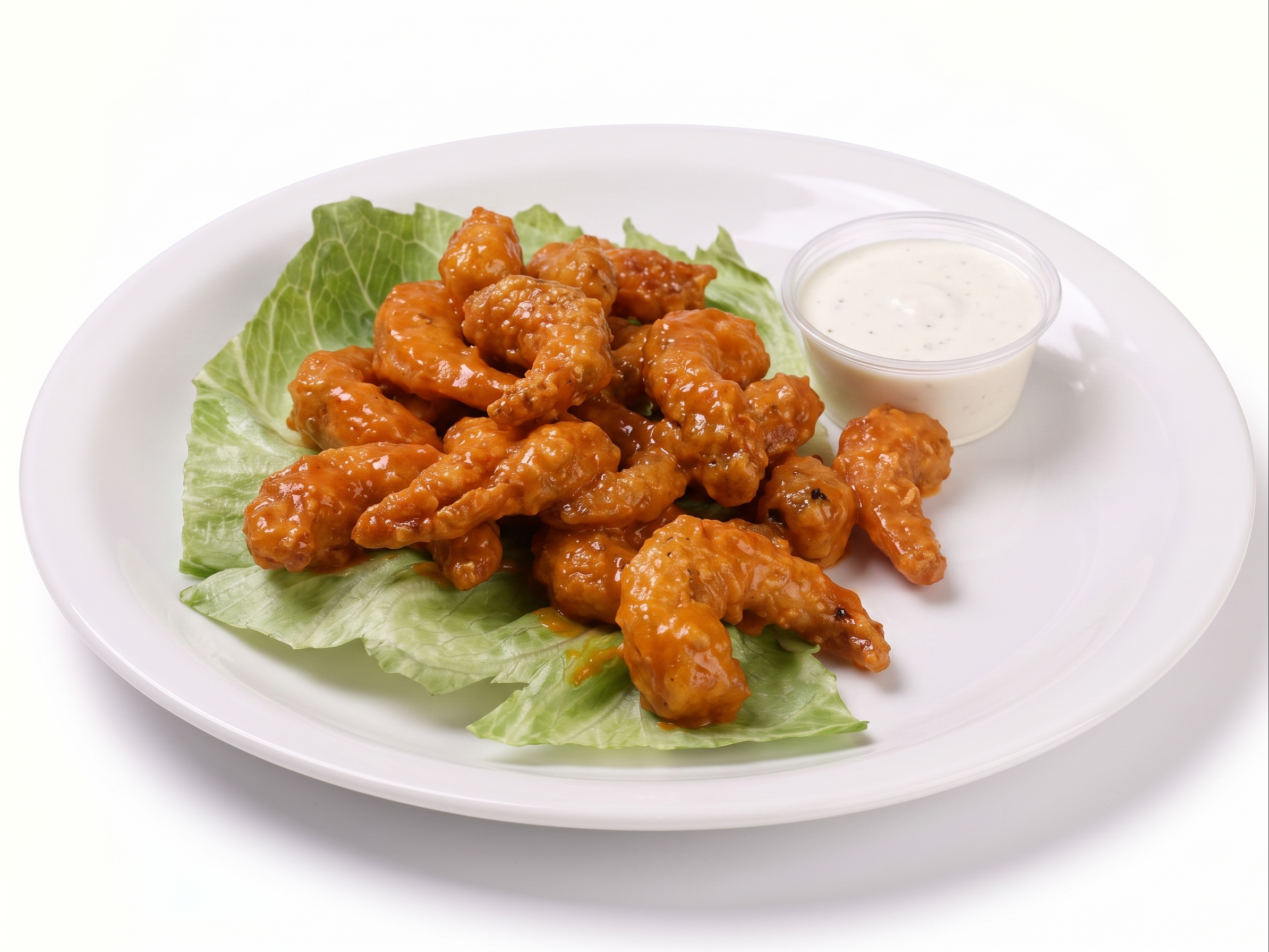 Buffalo Shrimp Platter.