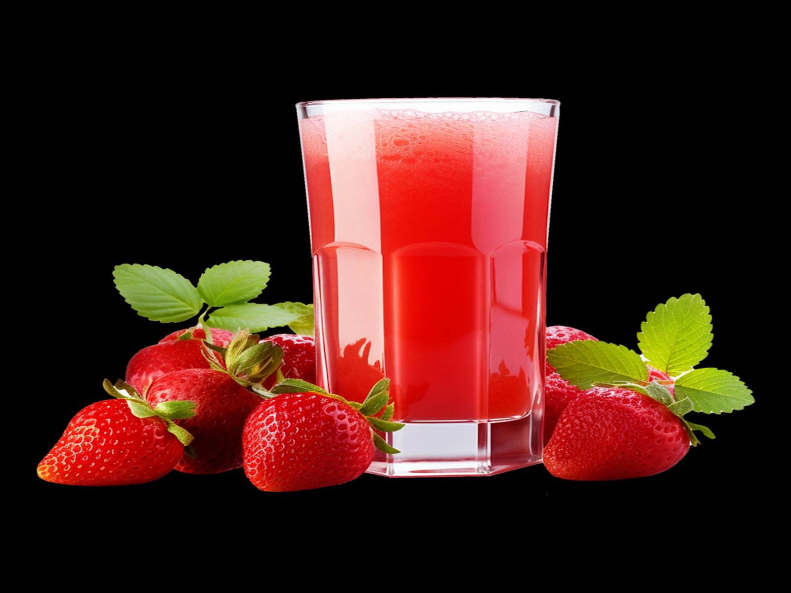 Fresh Strawberry Juice.