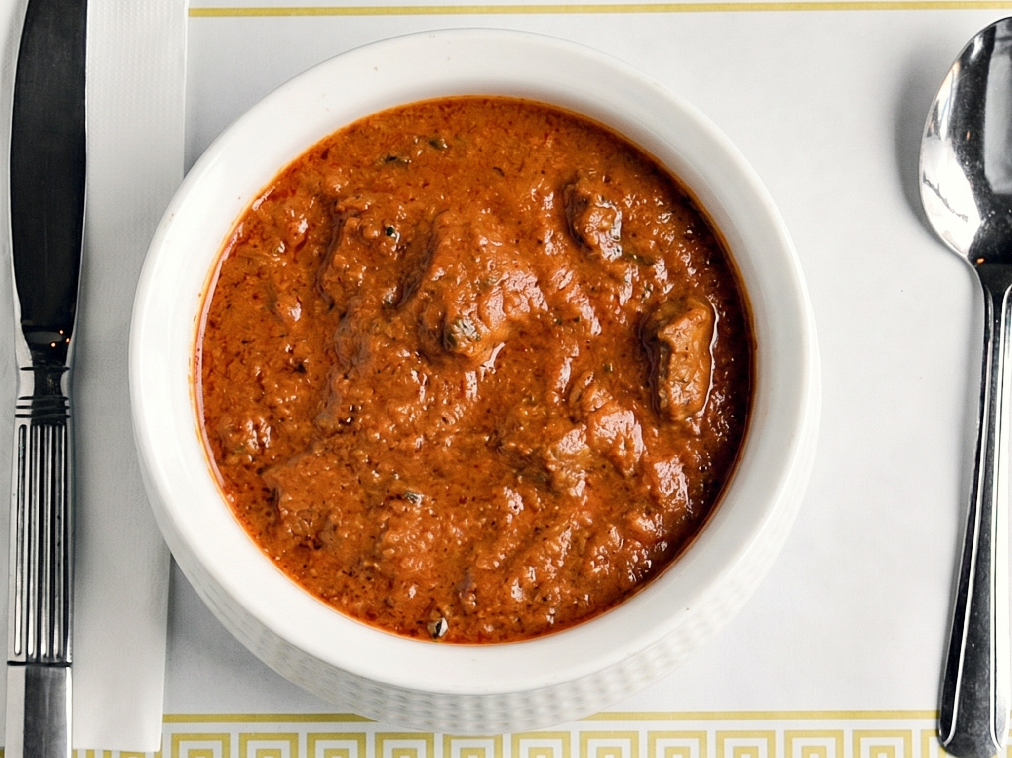 Lamb Tikka Masala.