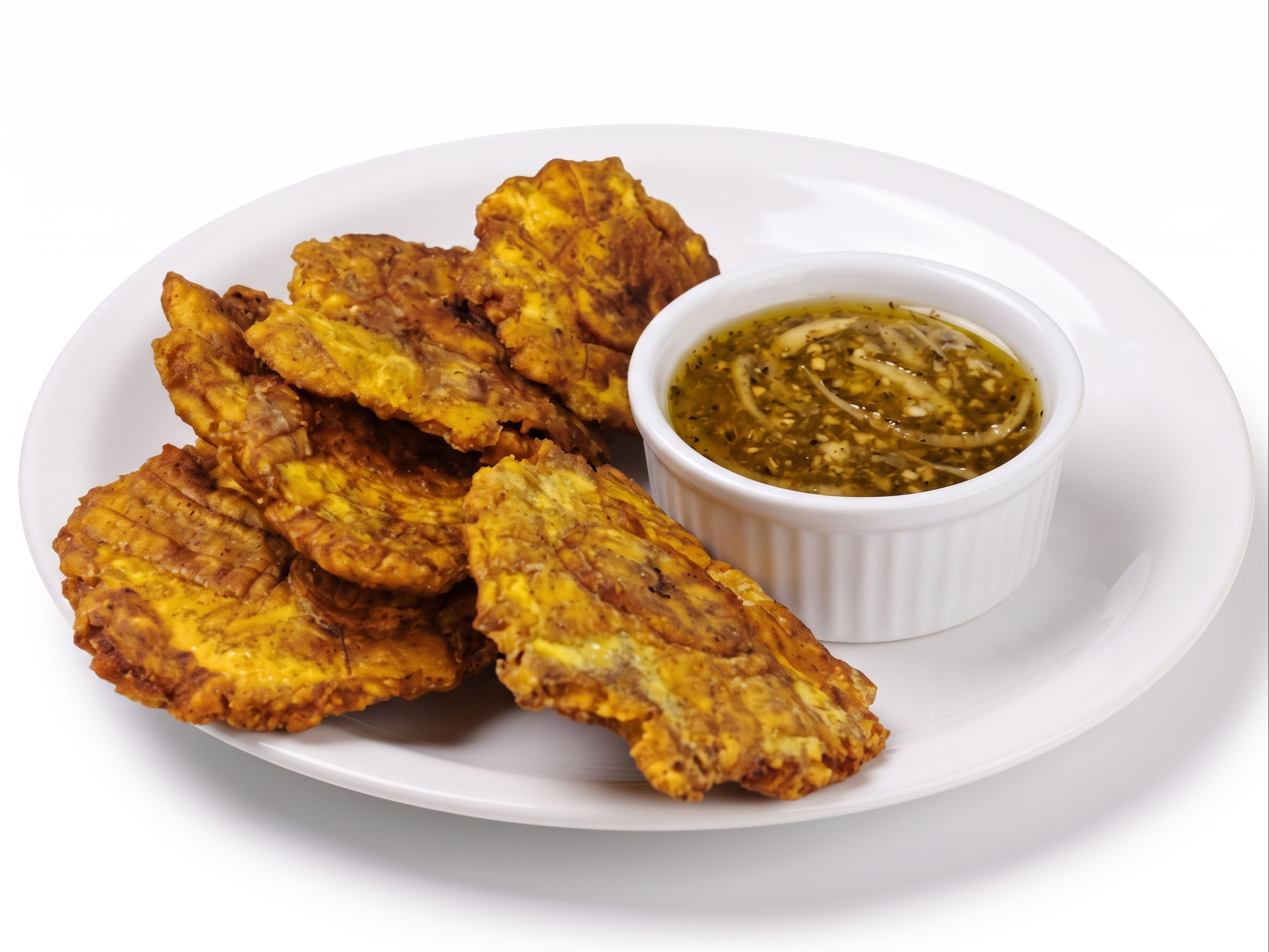 Fried Green Plantains.