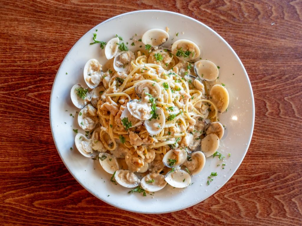 Tuesday Linguine Vongole Dinner.