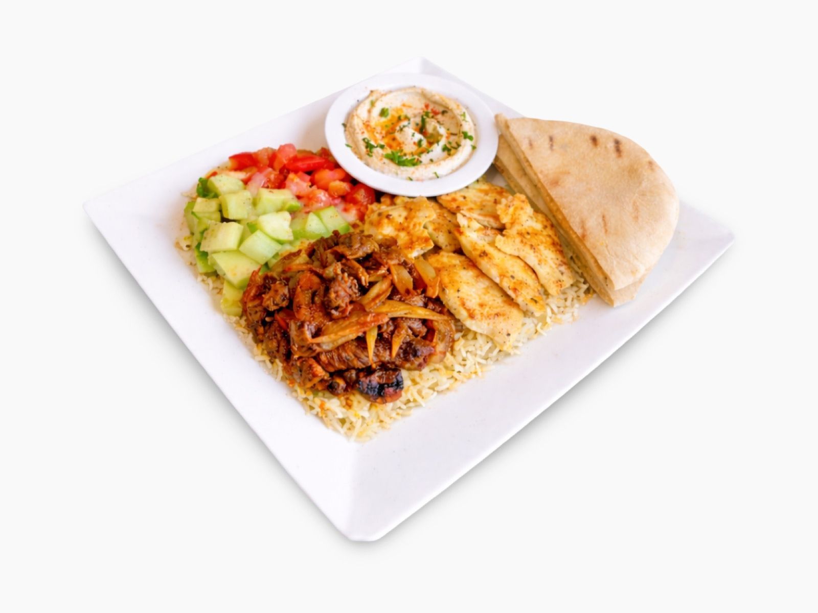 Meat Combo Plate.