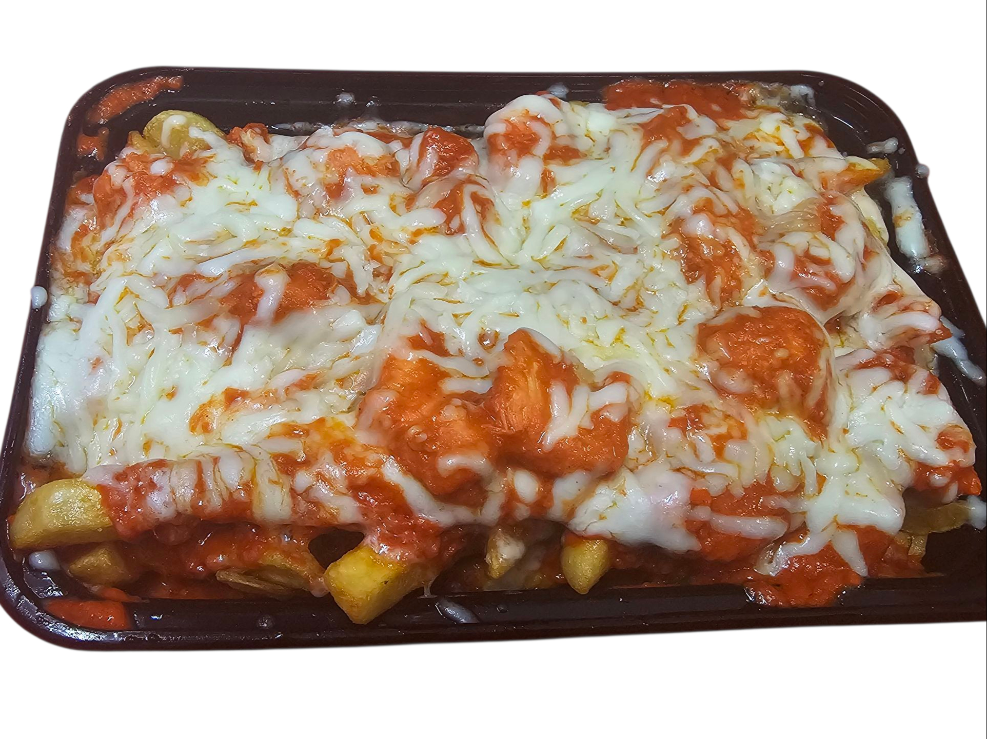 Chicken Tikka Loaded Fries.
