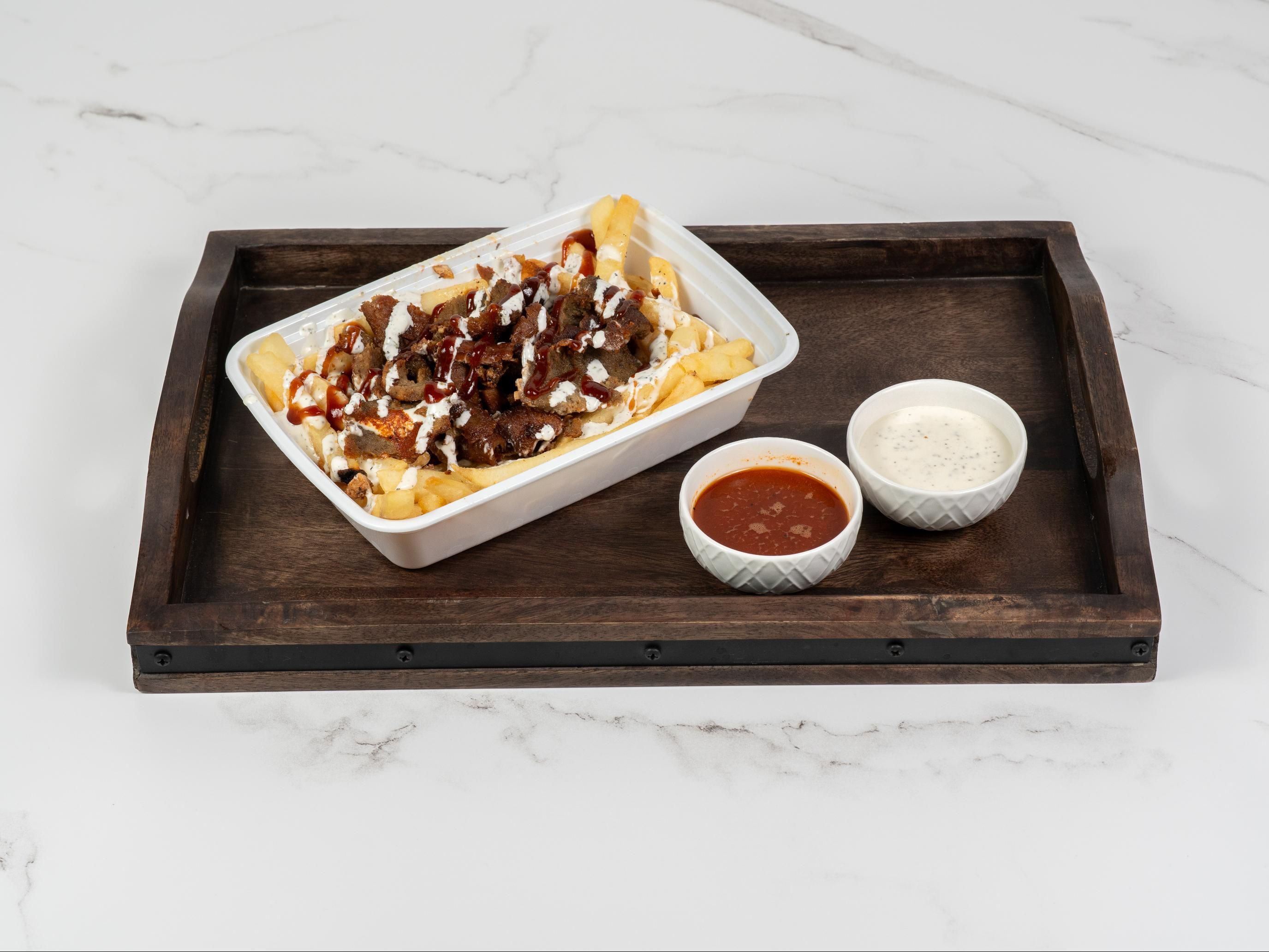 Gyro Loaded Fries - Small.