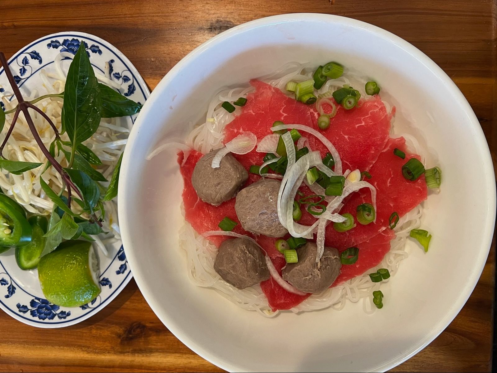P22. Pho Steak, Meatball.