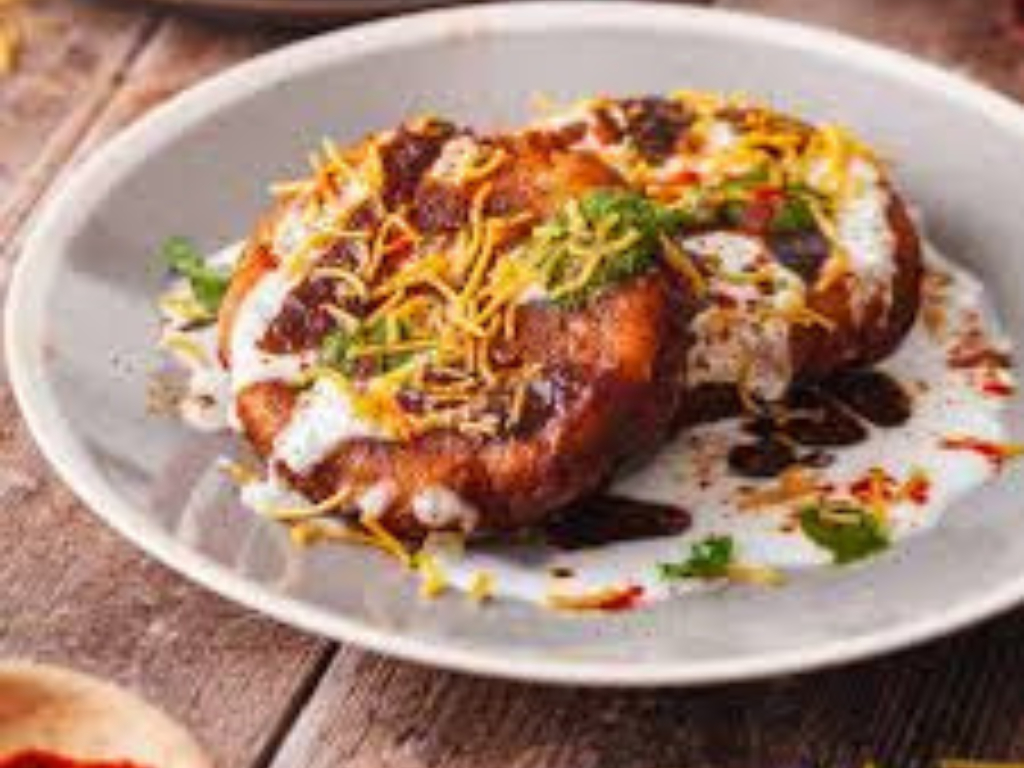 Aloo Tikki Chaat.