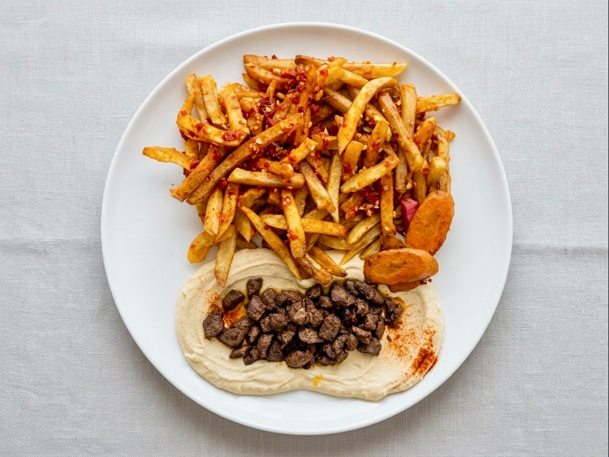 Hummus With Meat.