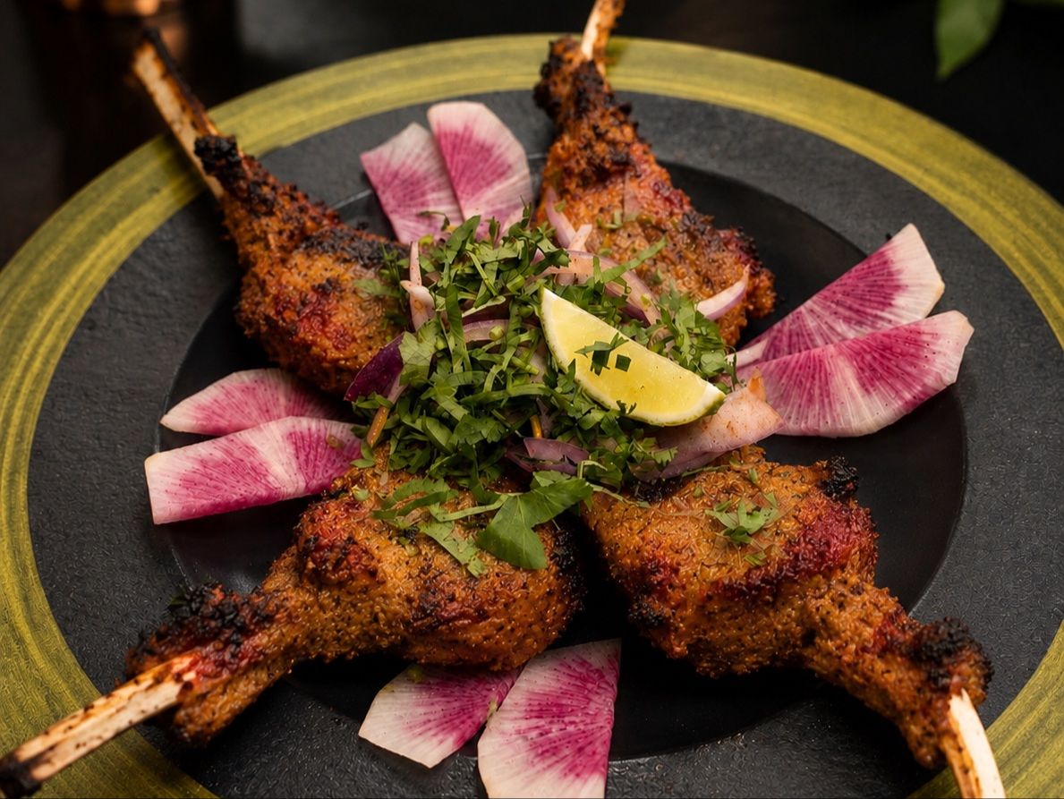 Royal Spiced Lamb Rack.