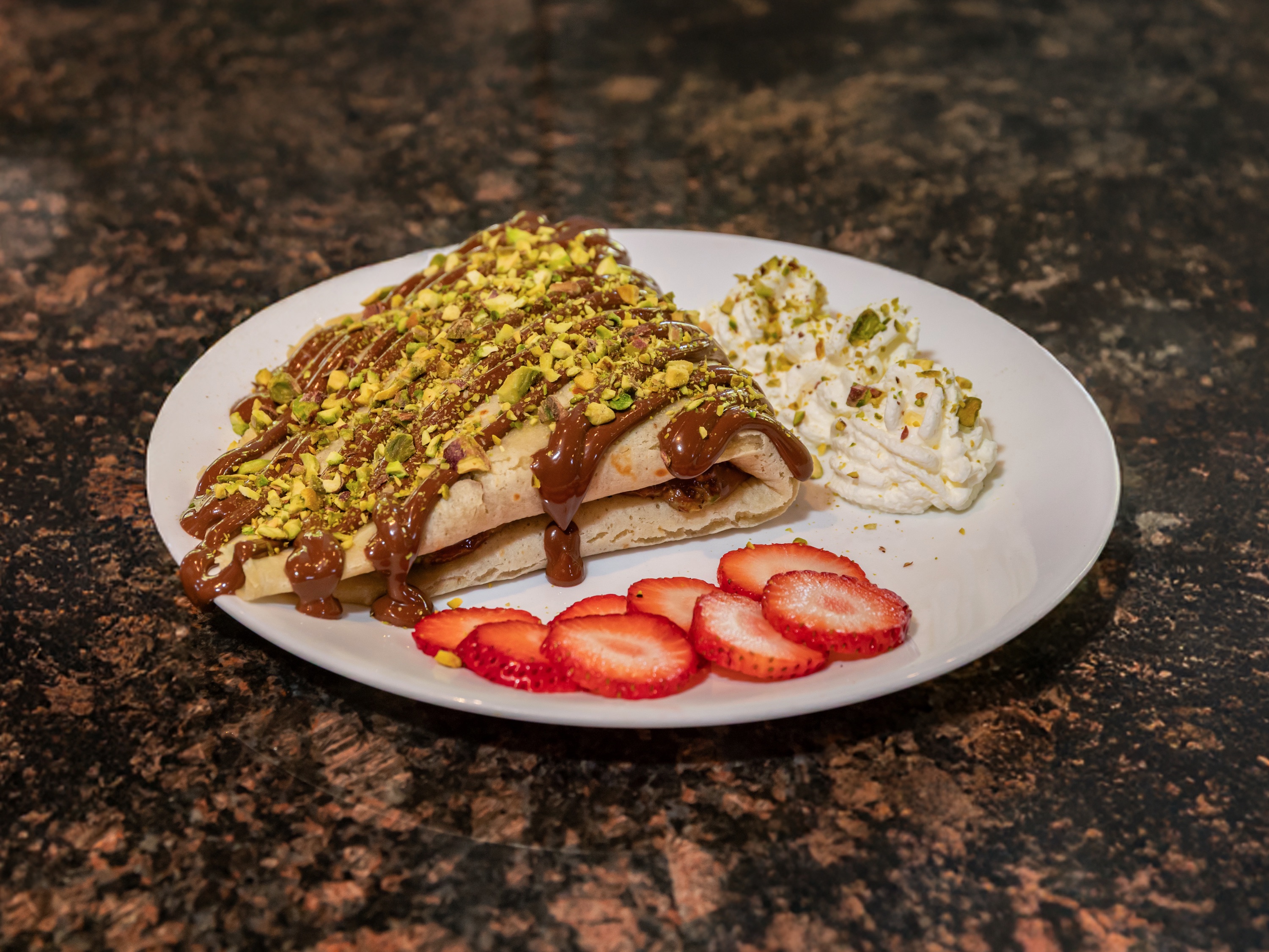 Dubai Chocolate Crepe.